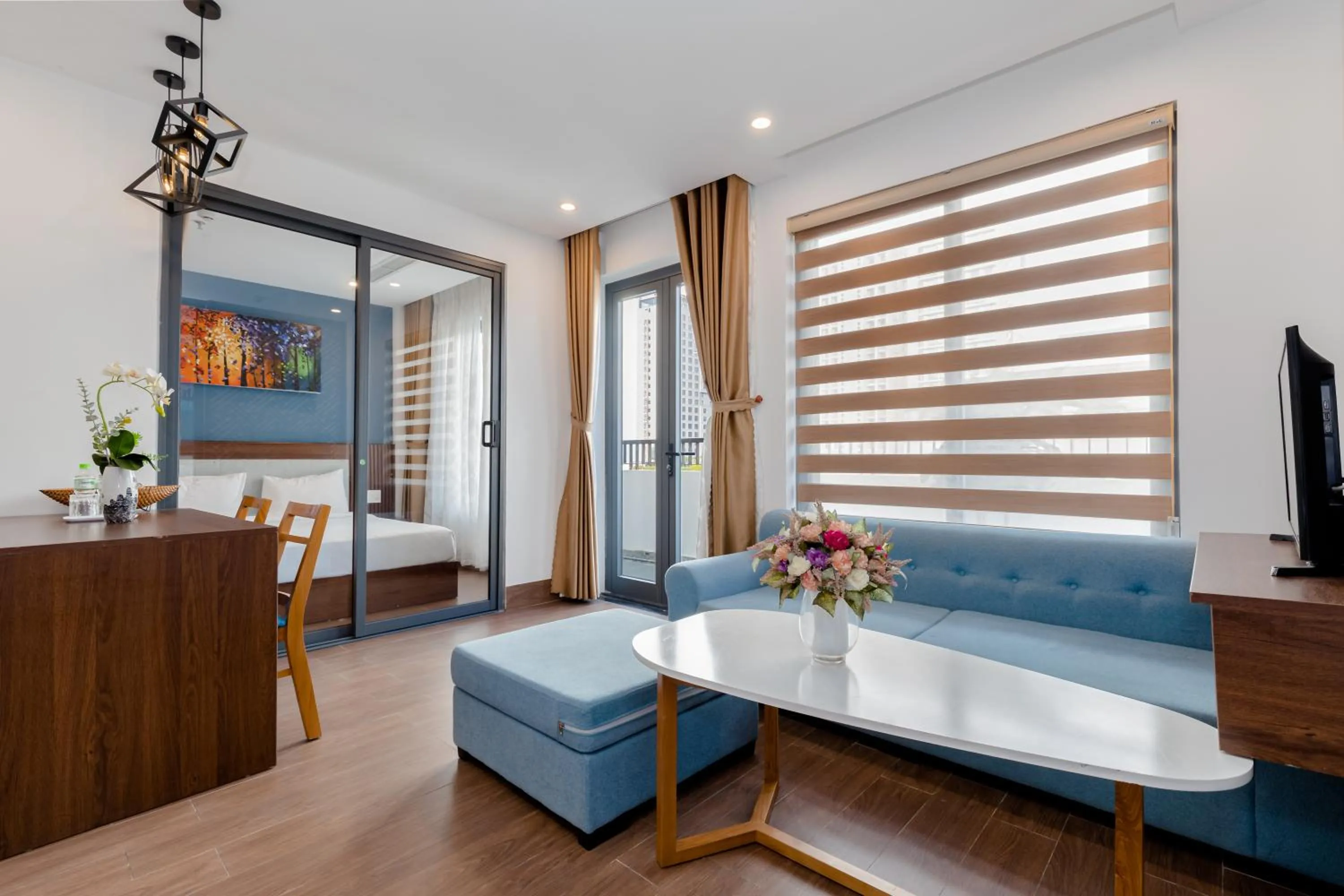 Living room in Smeraldo Hotel & Apartment