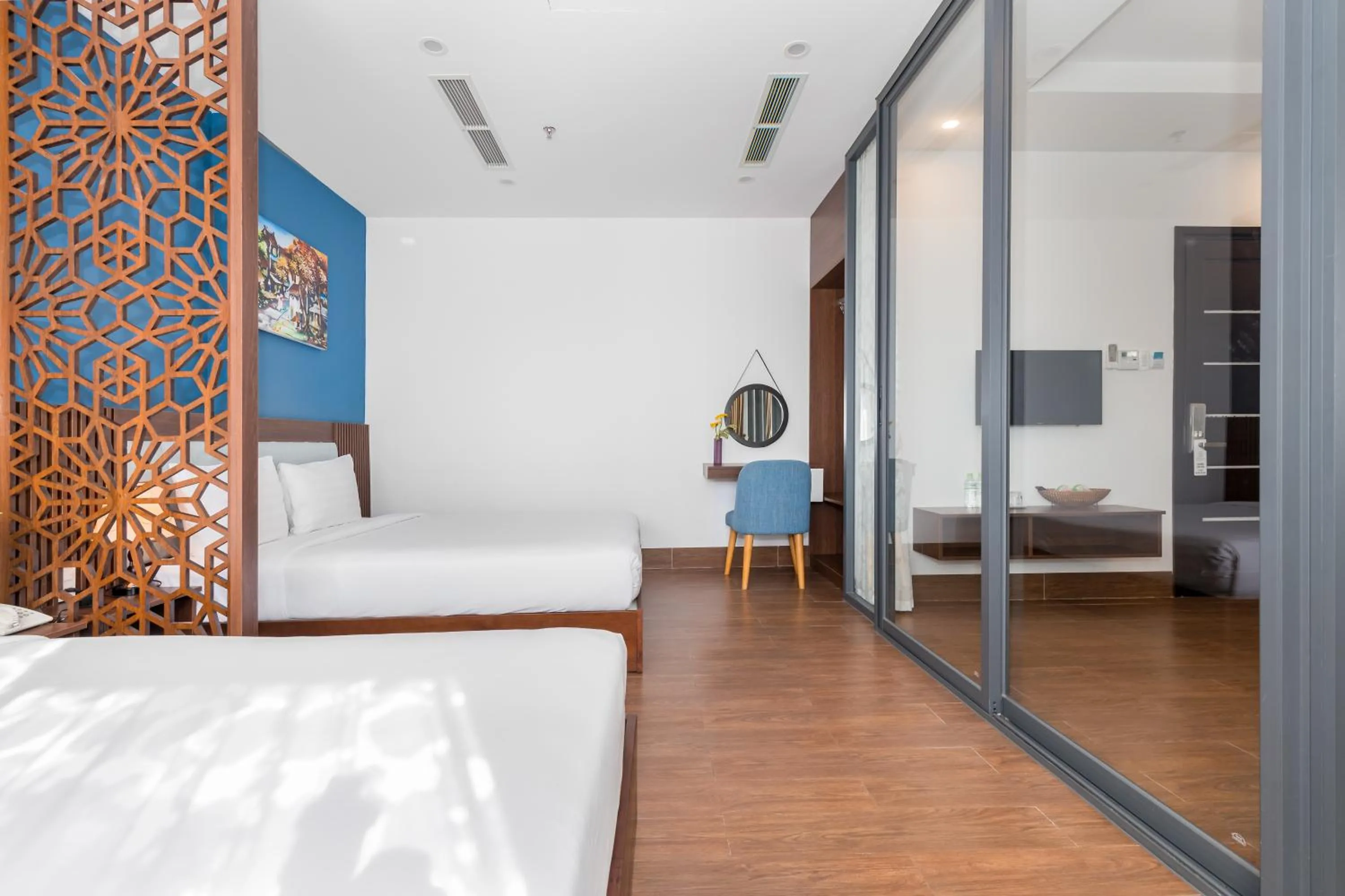 Bed in Smeraldo Hotel & Apartment