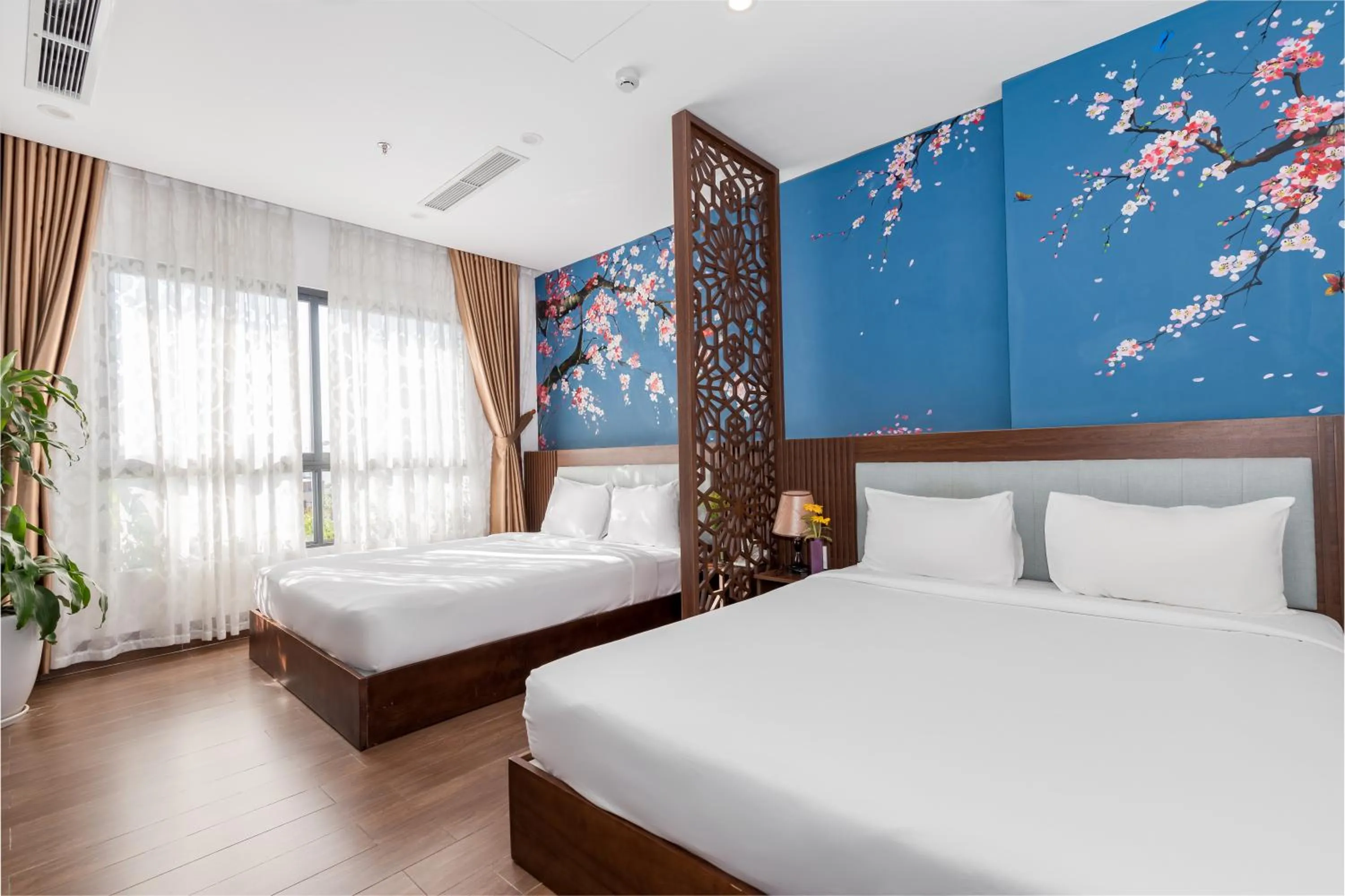Bed in Smeraldo Hotel & Apartment