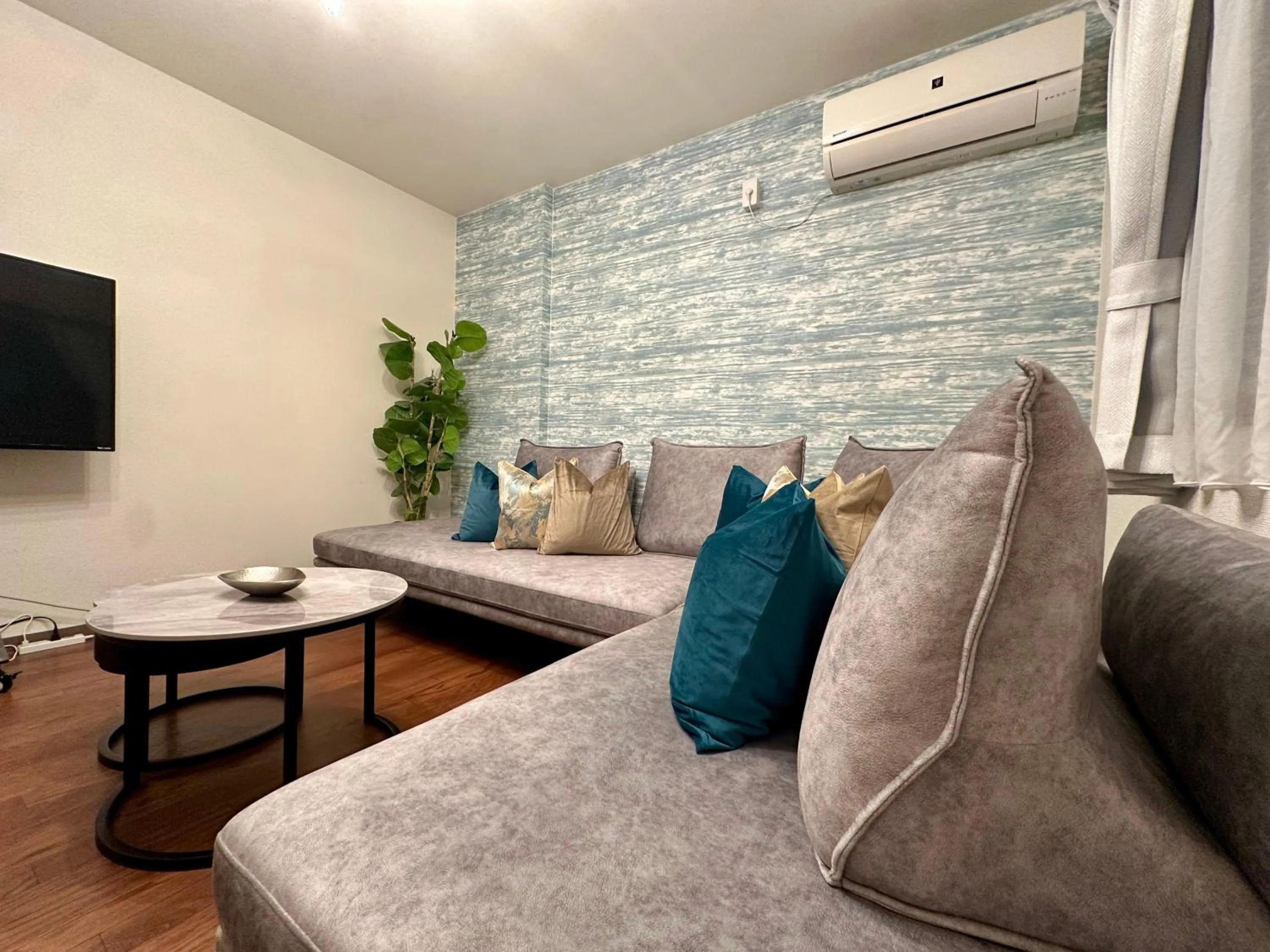 Living room in MON Kishinosato-tamade Ekimae -vacation rental-