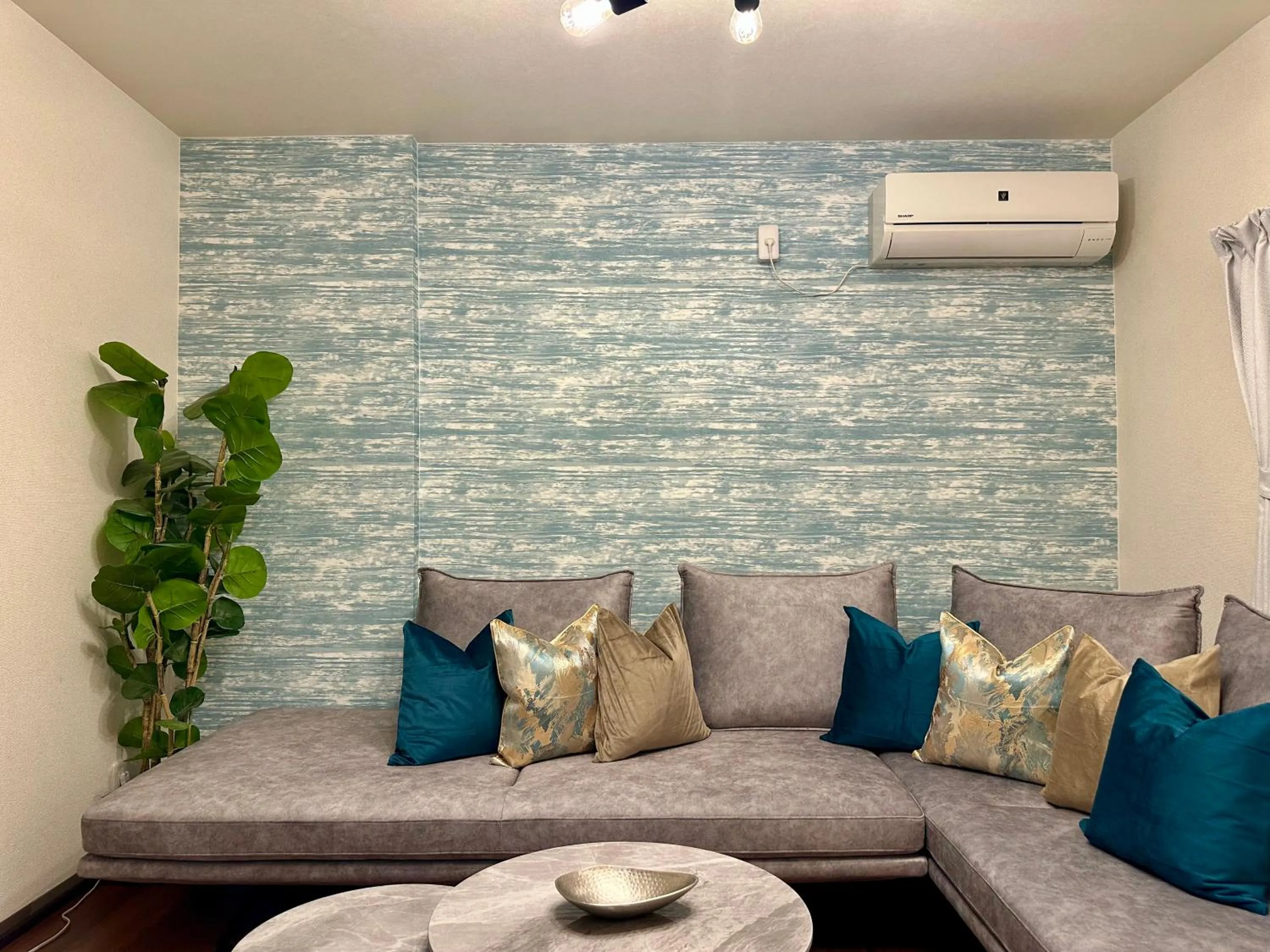 Living room in MON Kishinosato-tamade Ekimae -vacation rental-