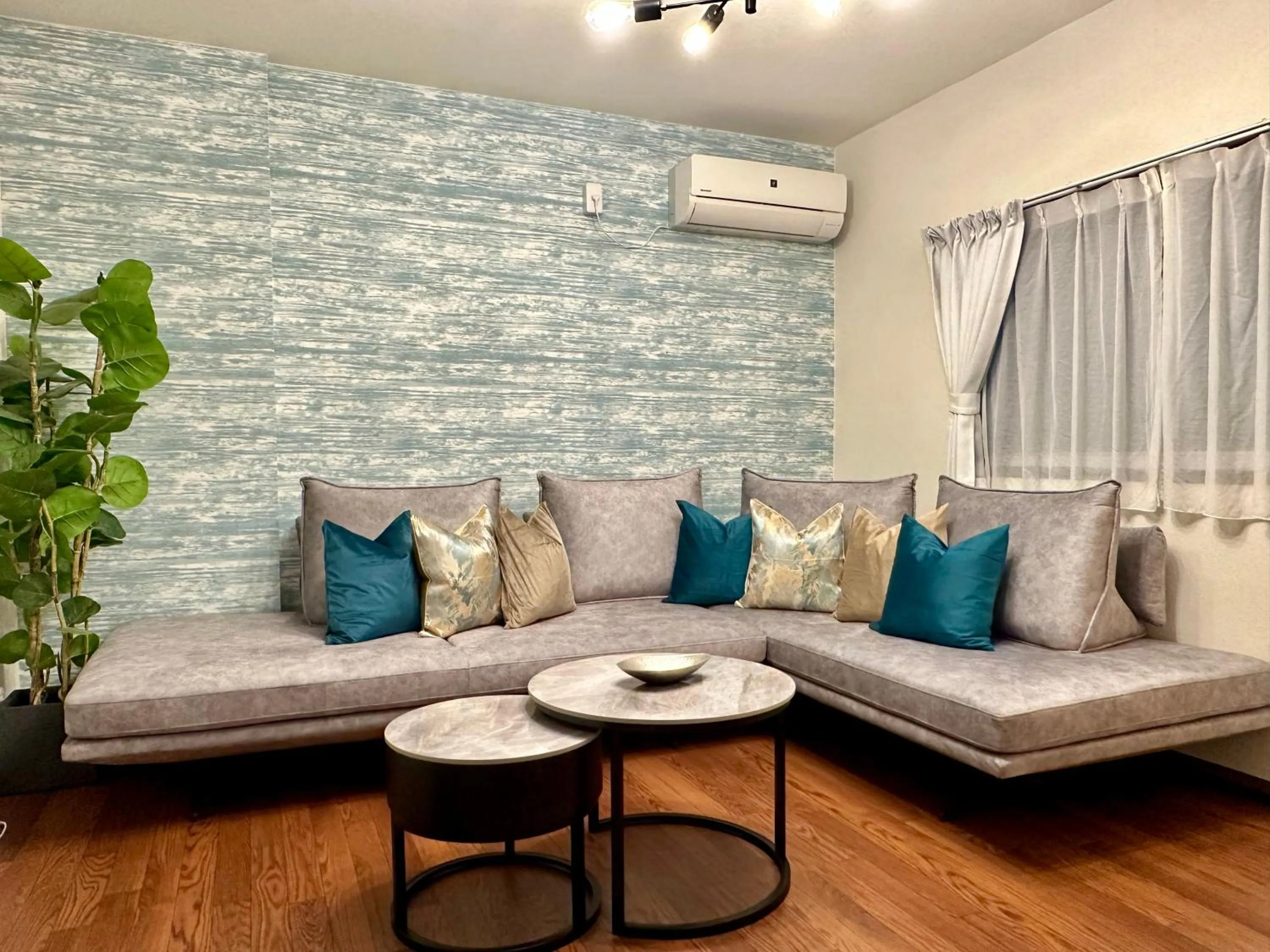 Living room in MON Kishinosato-tamade Ekimae -vacation rental-