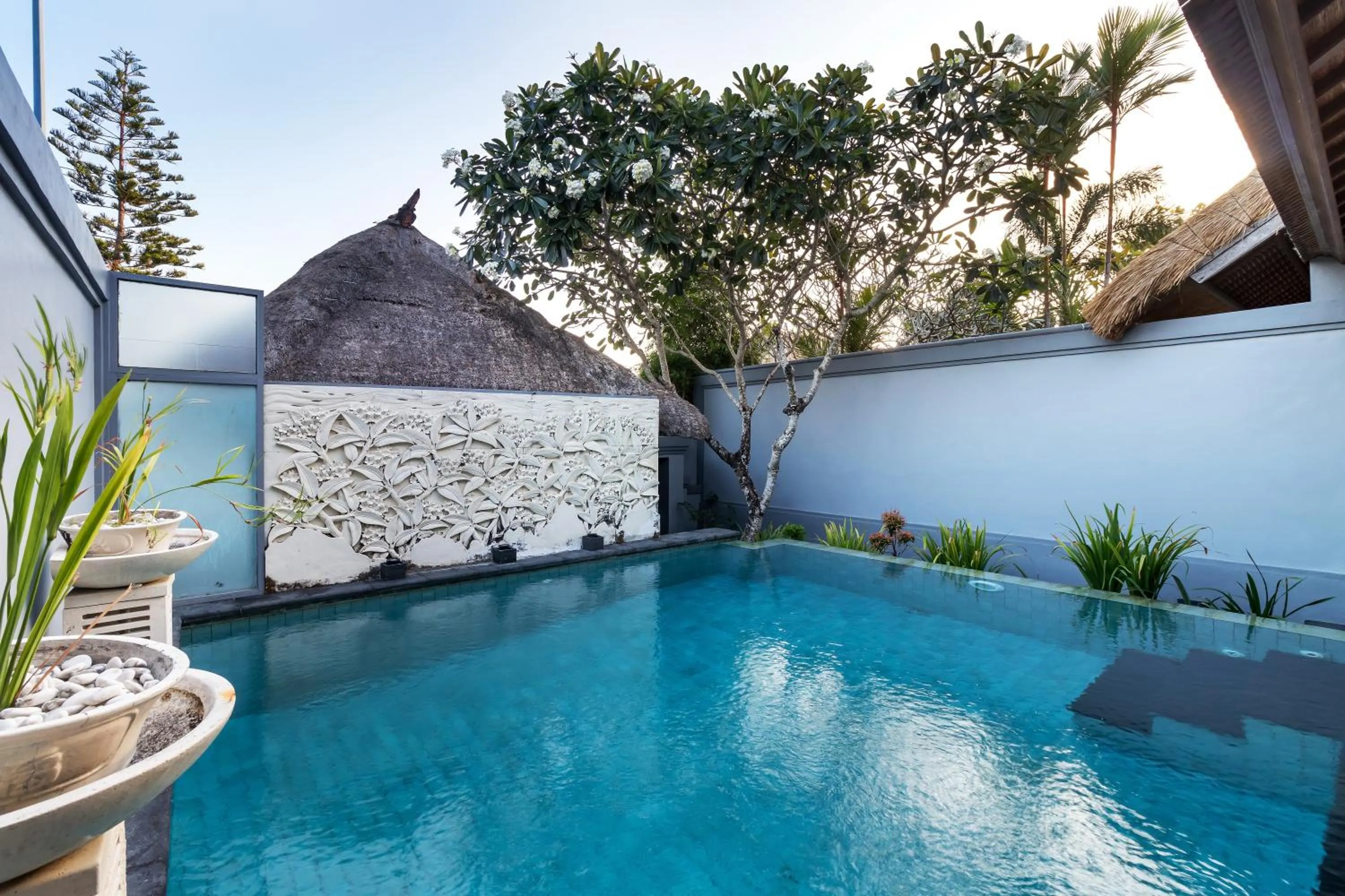 Swimming pool in Villa Lalang Temu