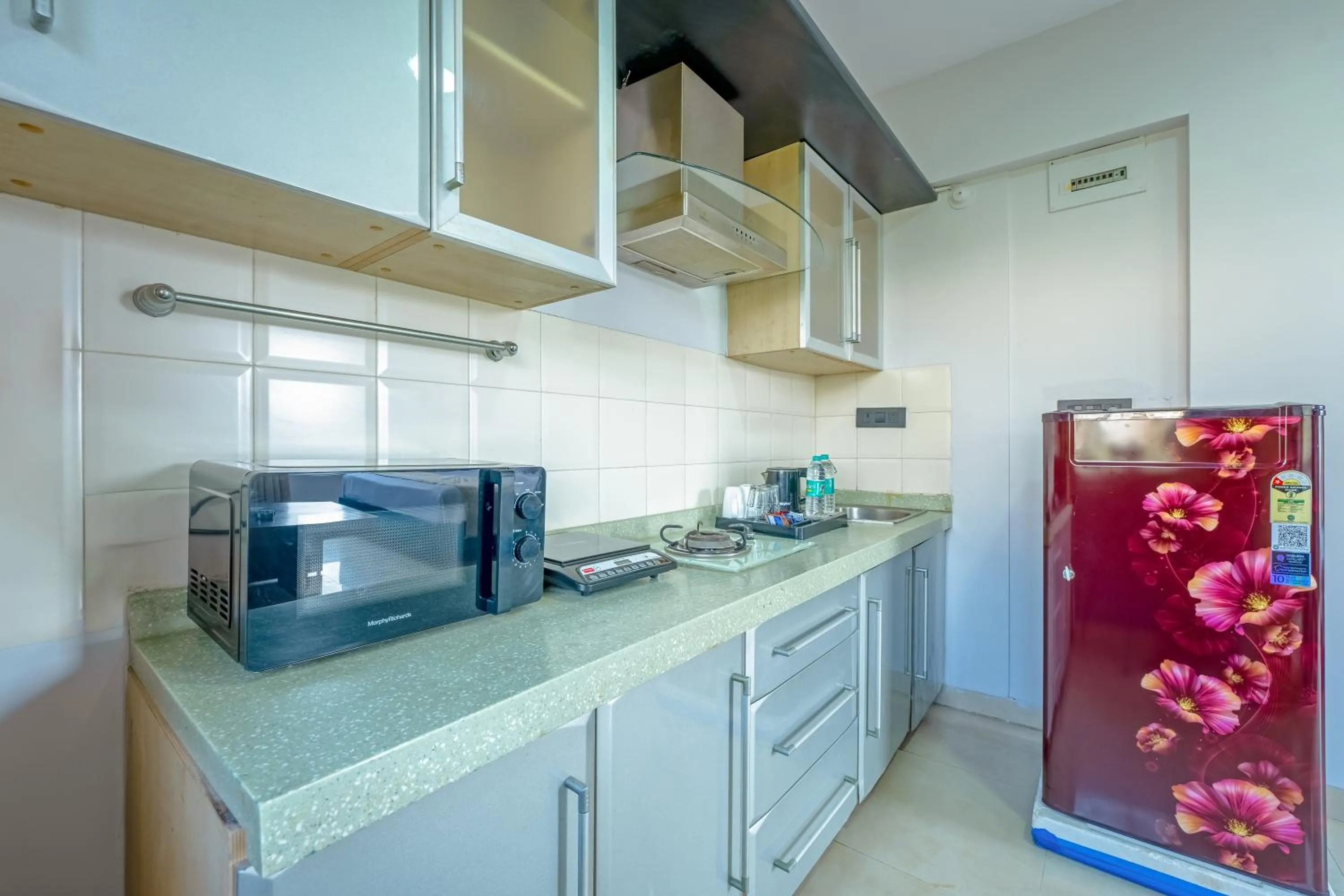 kitchen in asar Landmark Suites Mumbai International Airport by Orion Hotels