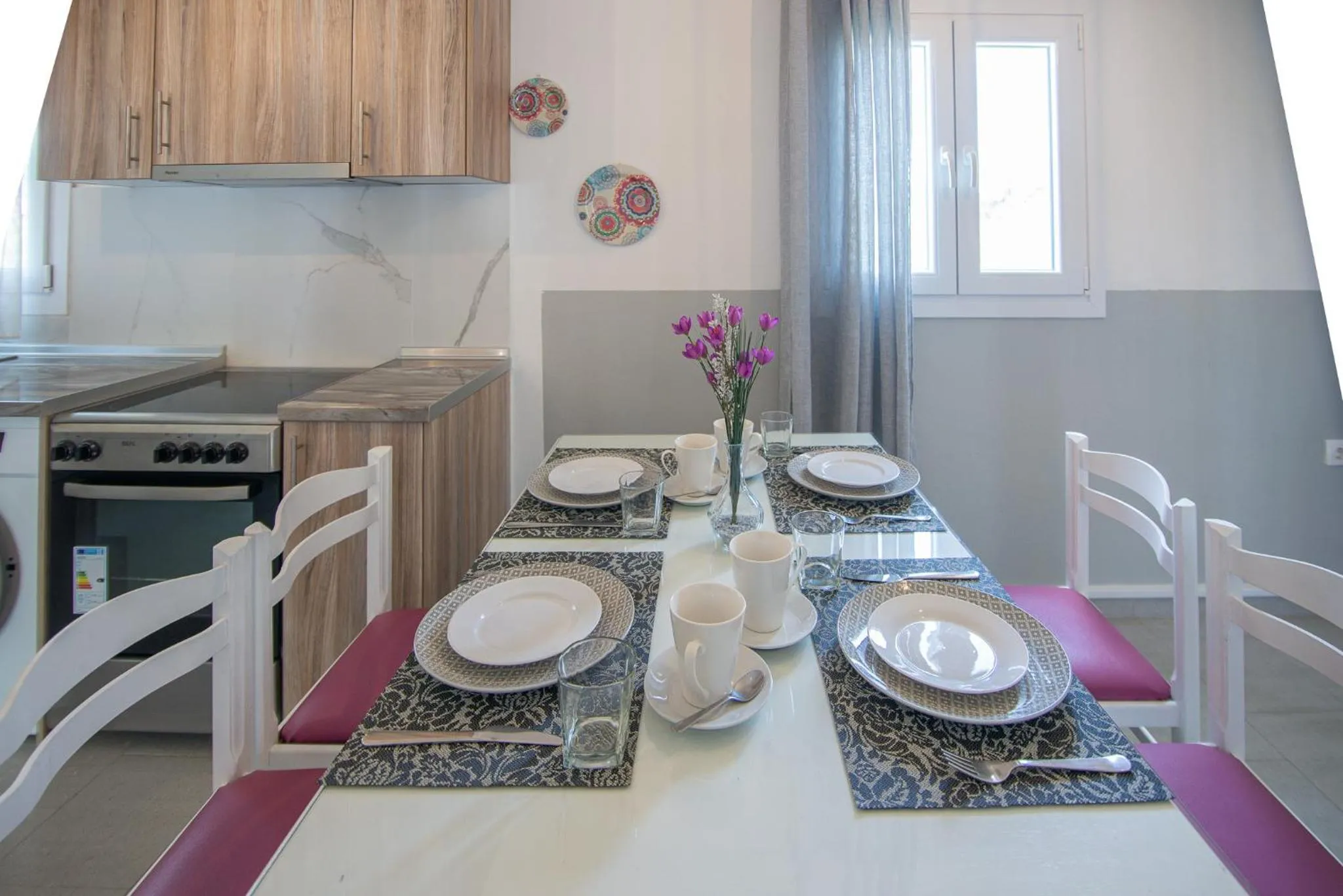 Dining area in Zografia