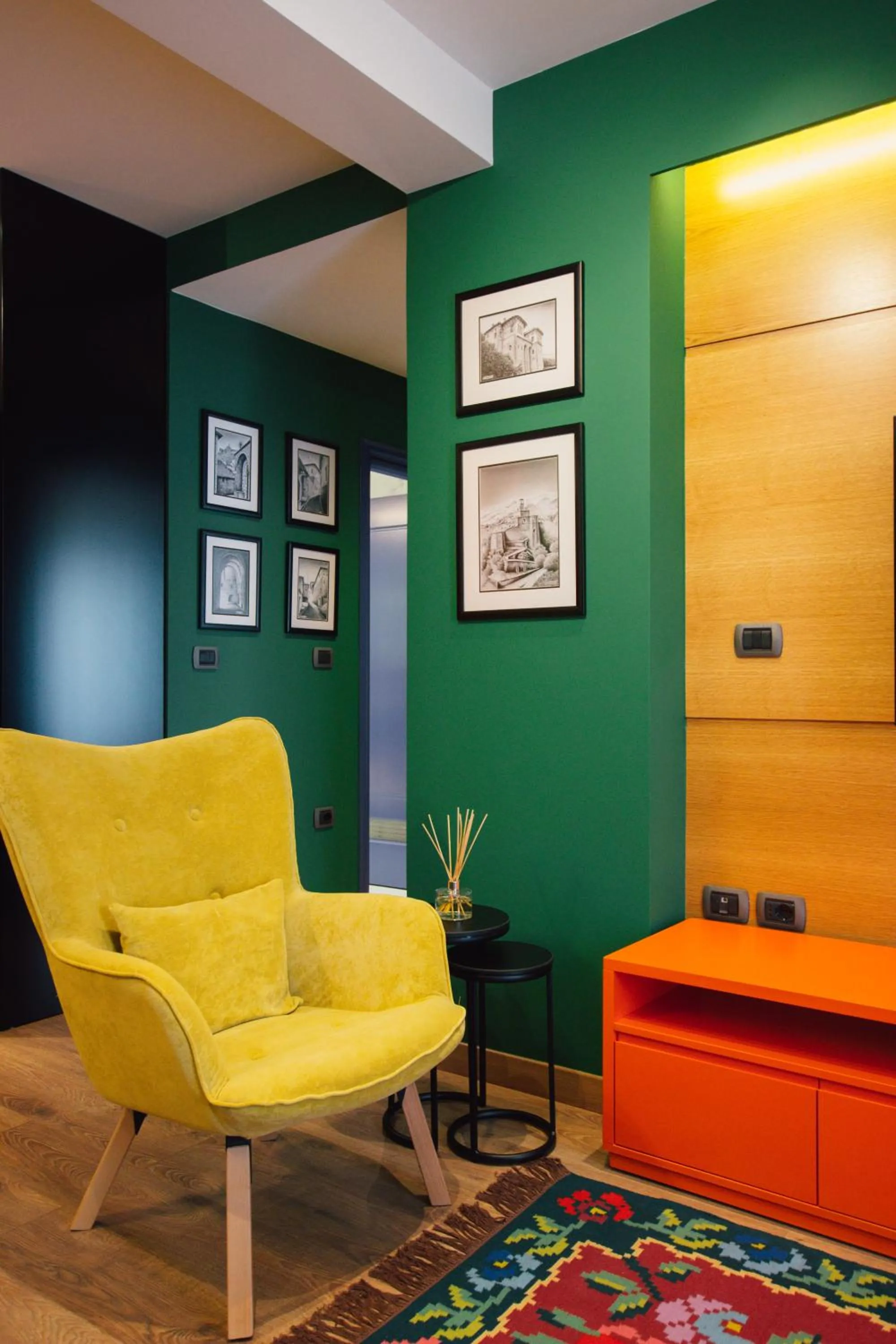Living room in Brilant Luxury Apartment