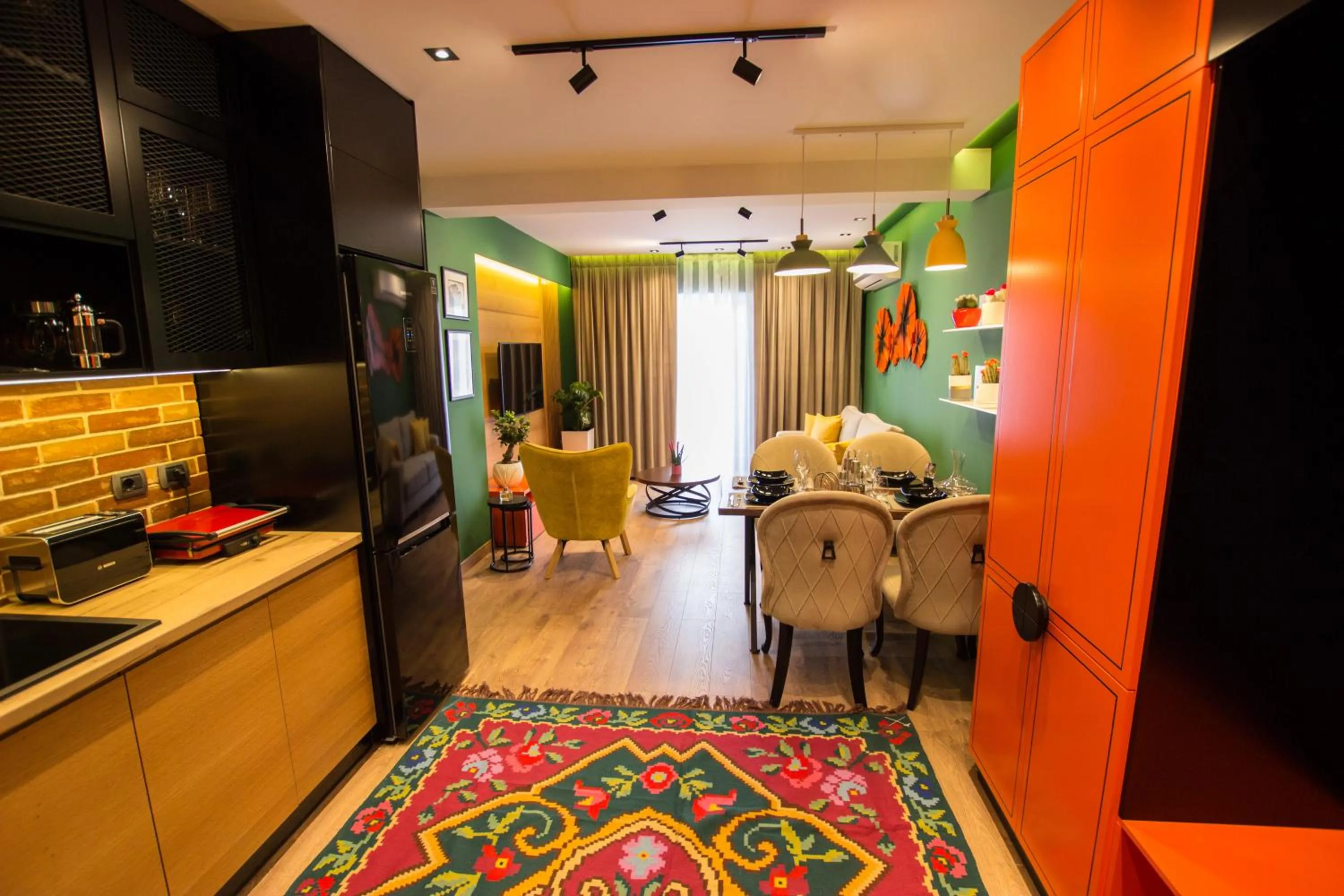 Kitchen or kitchenette in Brilant Luxury Apartment