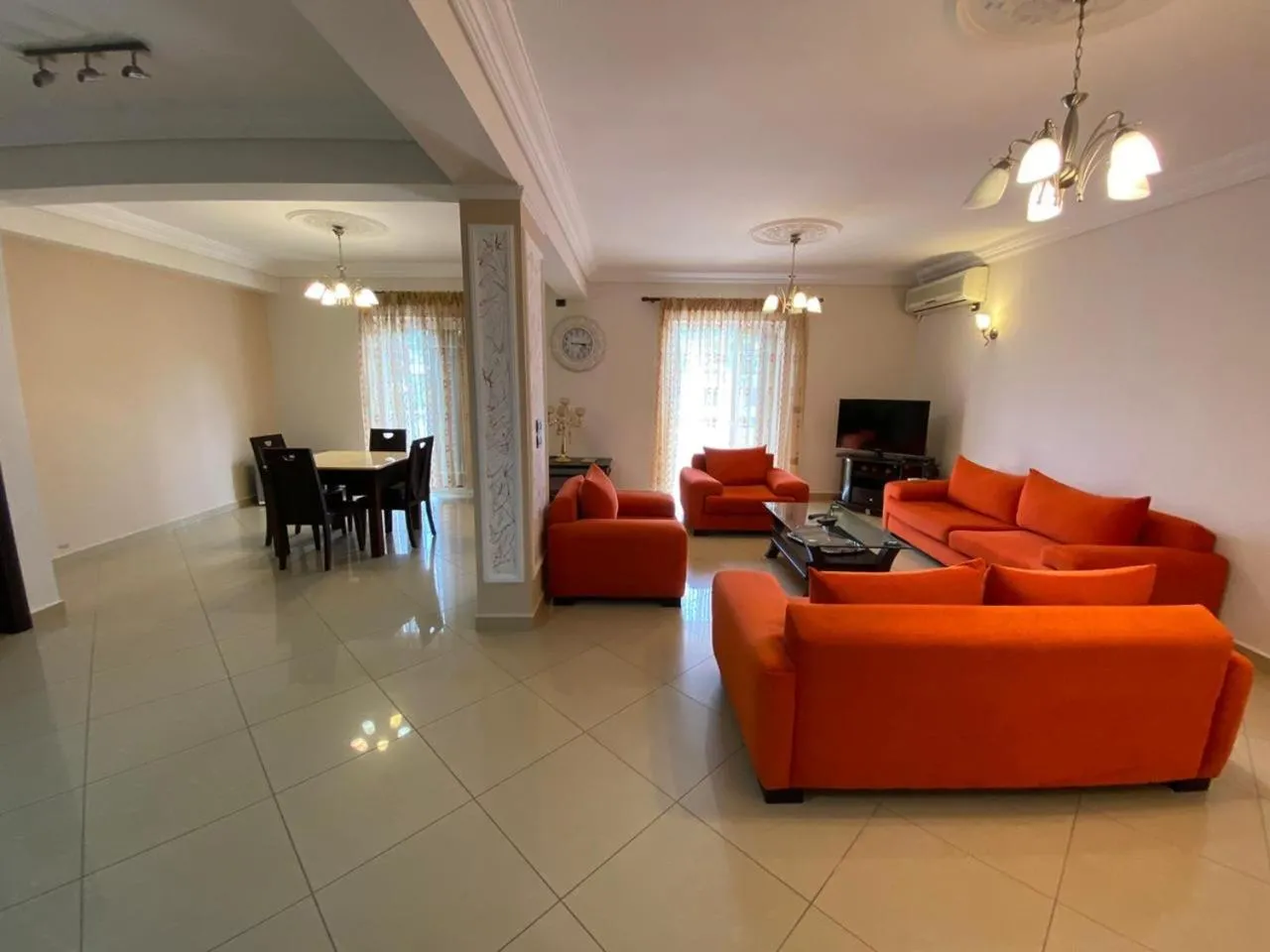 Living room in Brilant Luxury Apartment