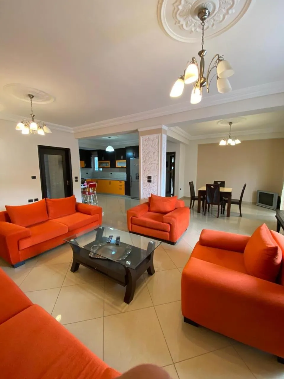 Living room in Brilant Luxury Apartment