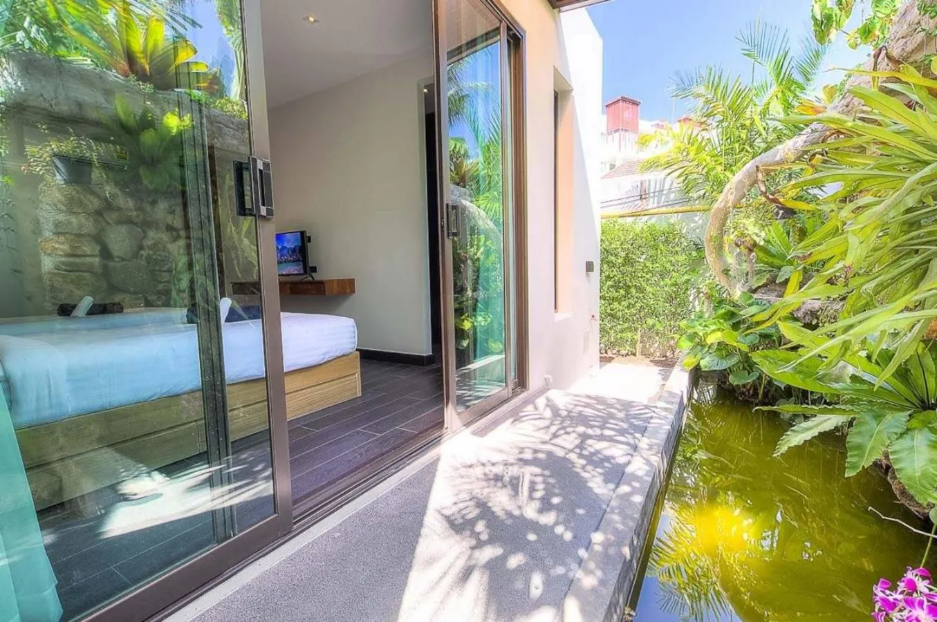 Garden view in Coco Kamala from VillaCarte