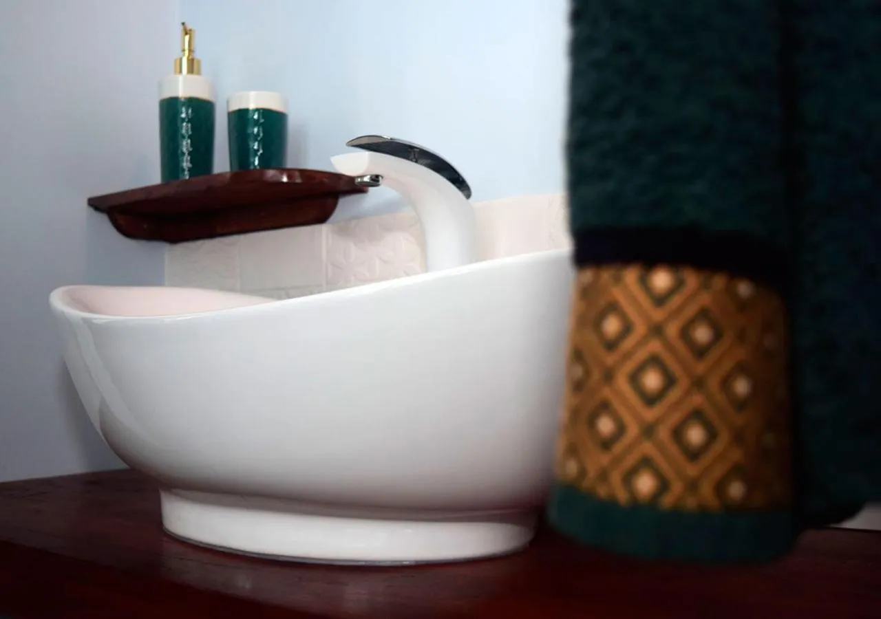 Bathroom in Chambres d'hôtes Coté Halles