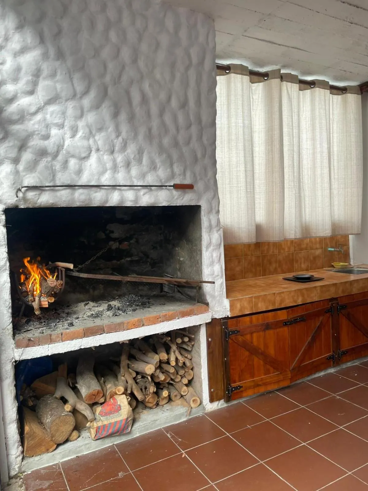 BBQ facilities in Hotel La Casona