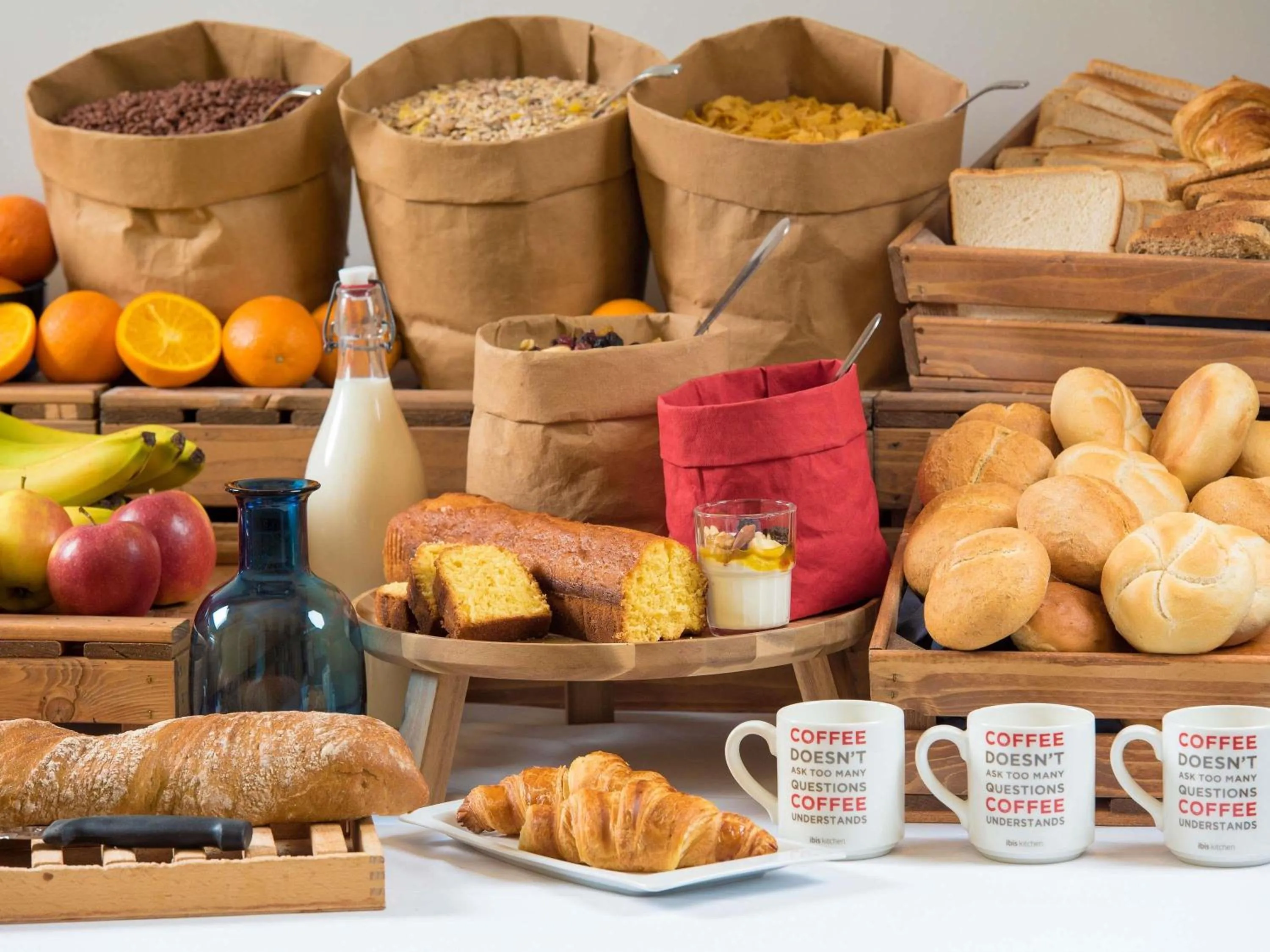 Breakfast in ibis budget Aéroport Lyon Saint Exupéry