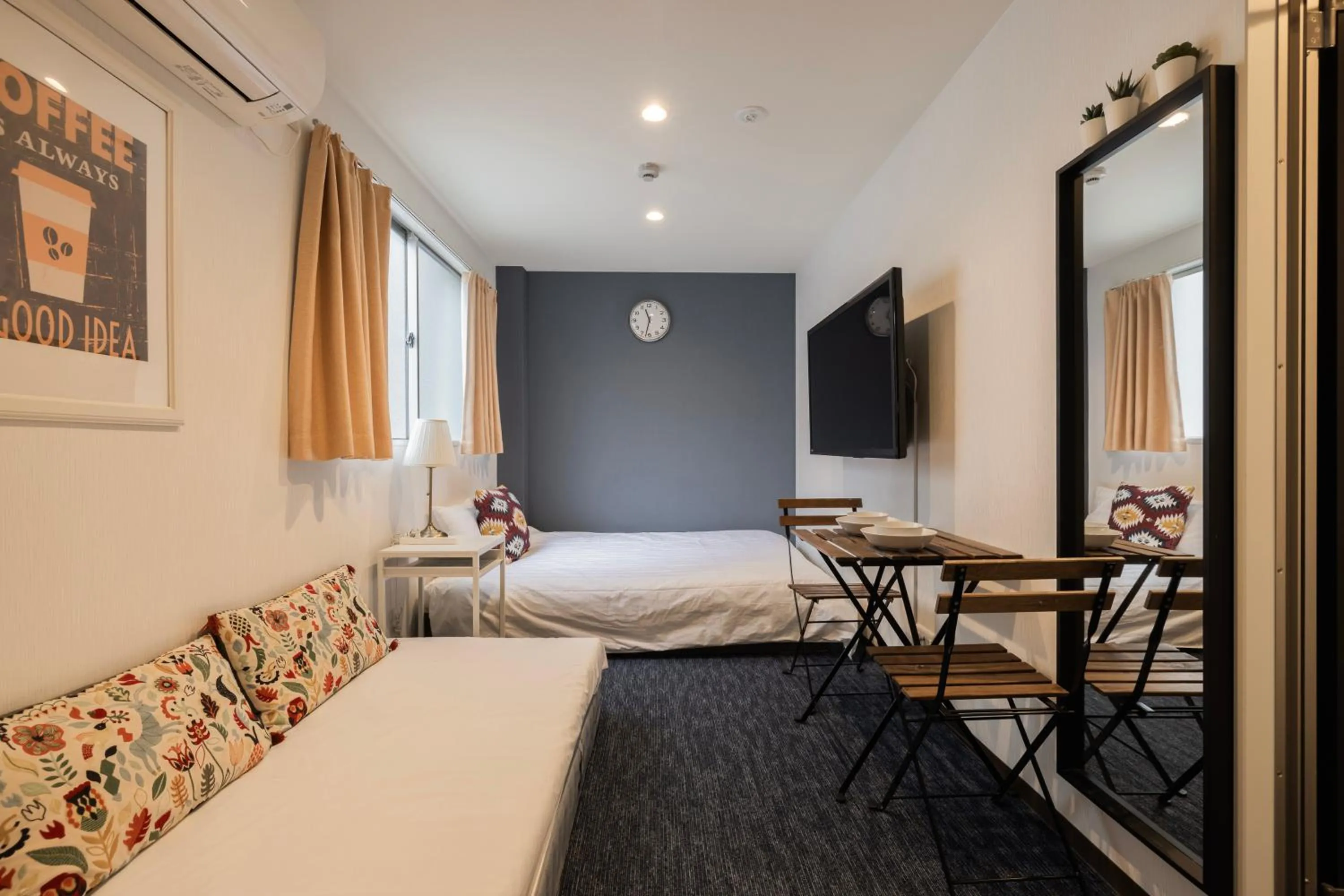 Bed in Namba Garden Square Apartment