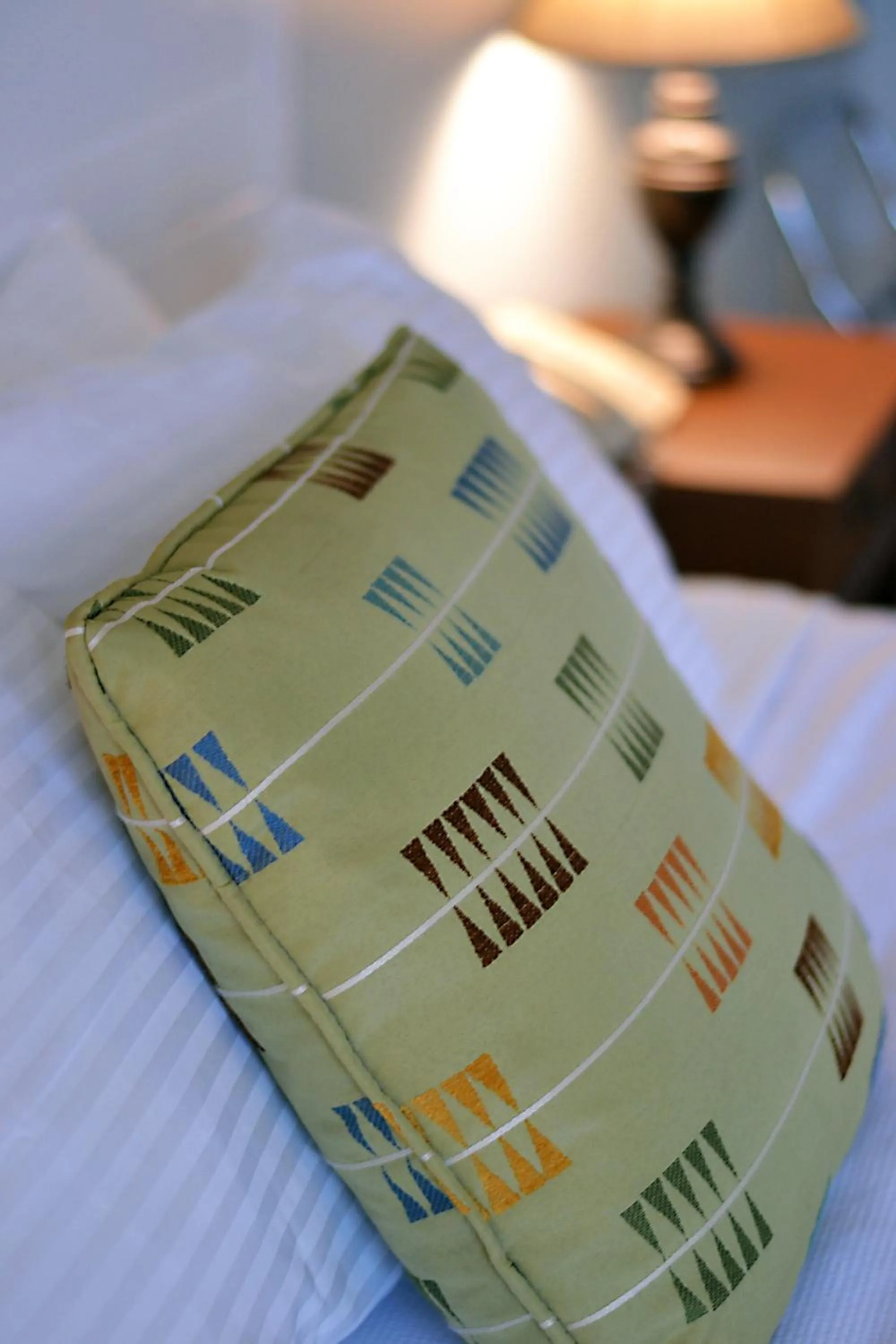 Decorative detail, Bed in Anchor Inn Hotel and Suites