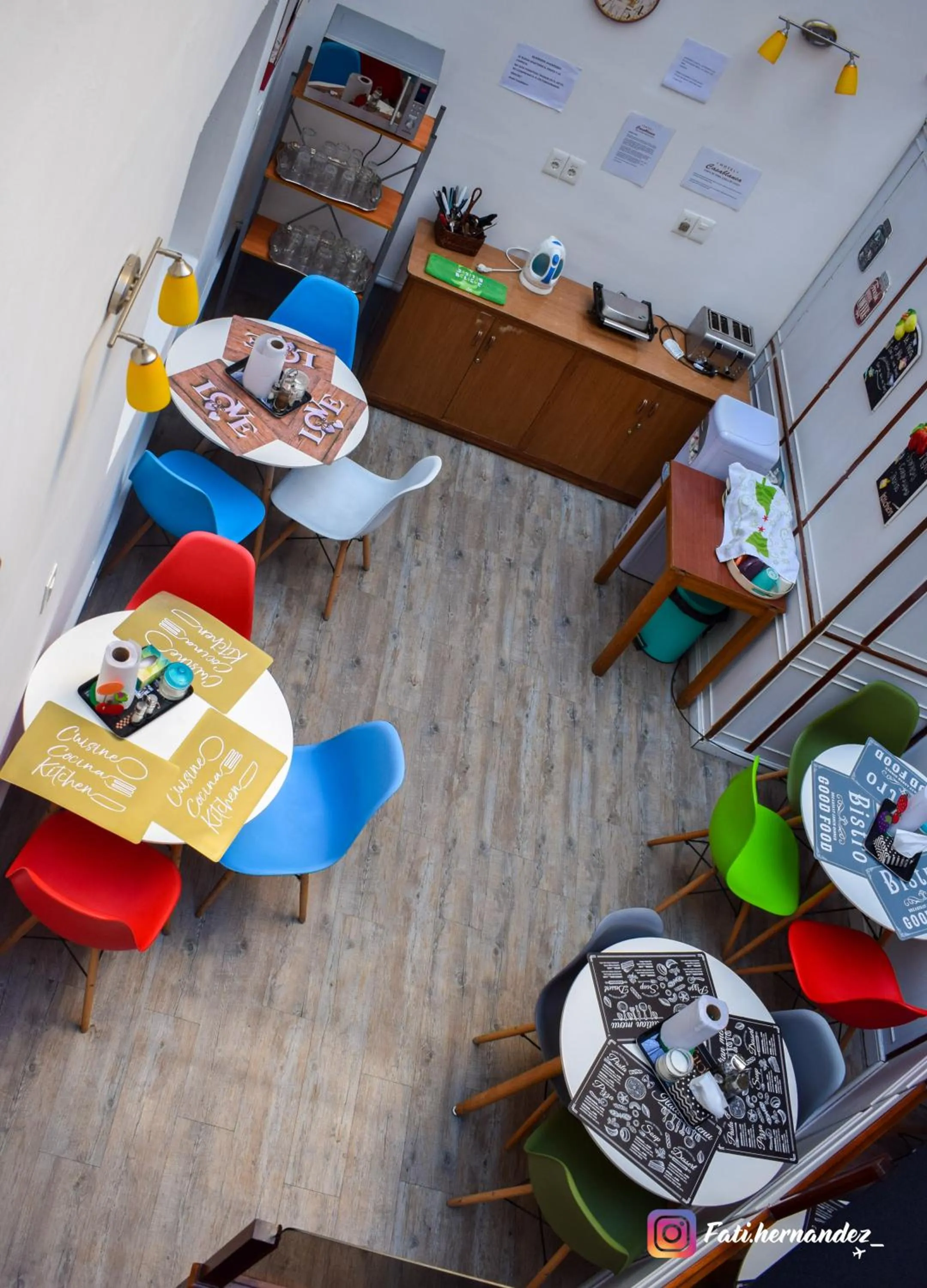 Food and drinks in Hotel Casablanca Montevideo