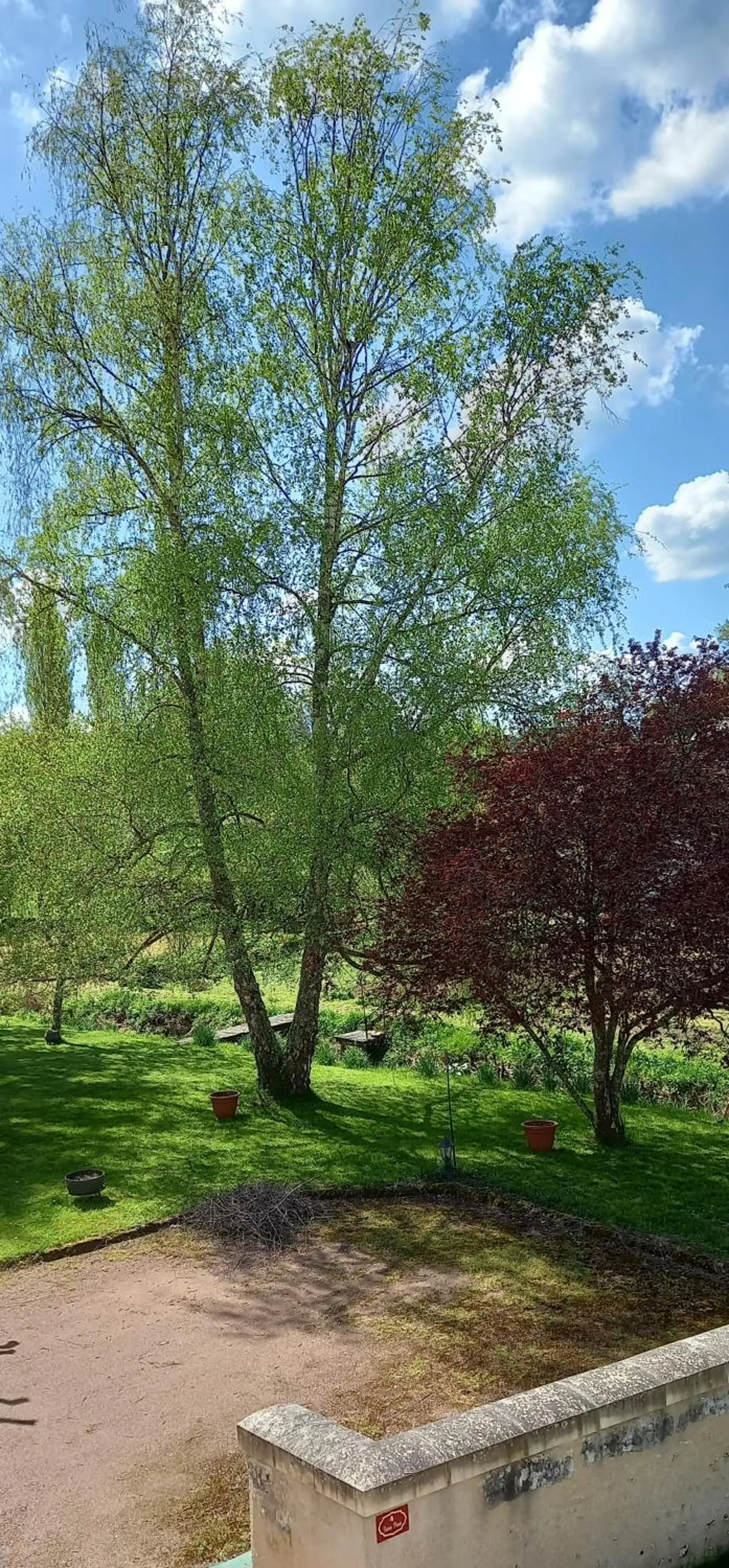 Garden in Aux penates de Toni Beauval
