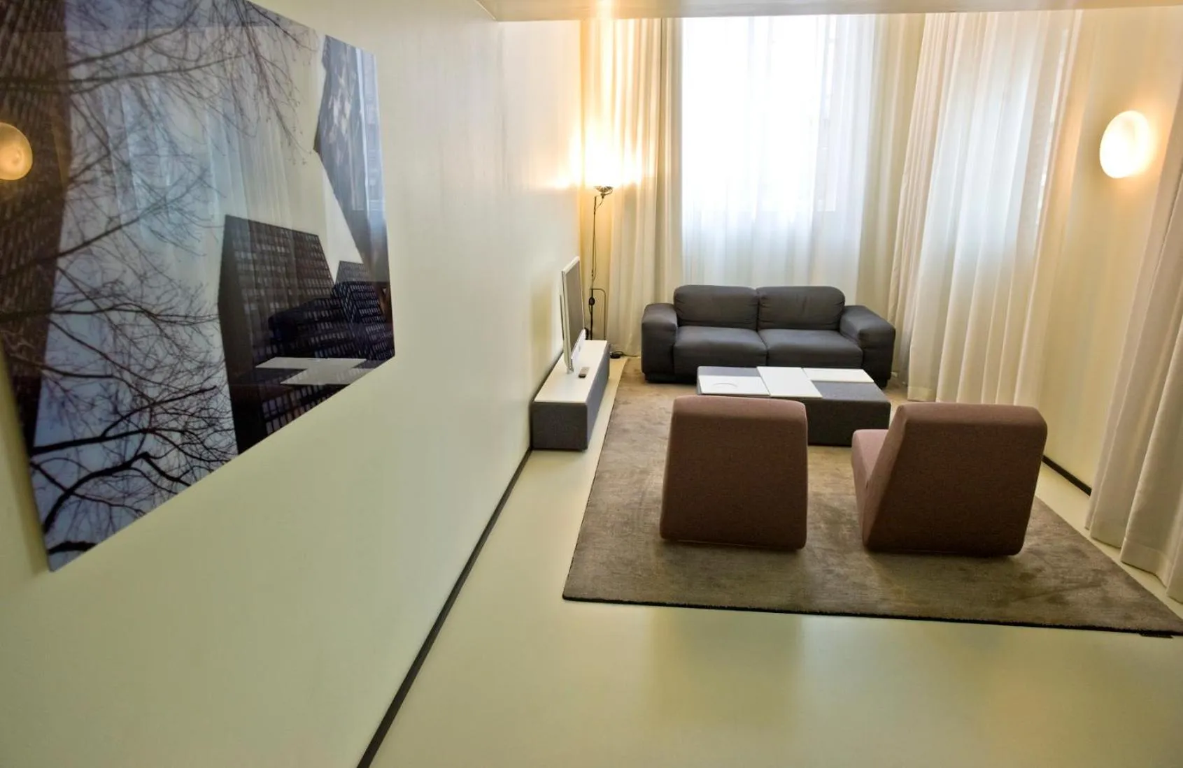 Living room in Urban Residences Maastricht