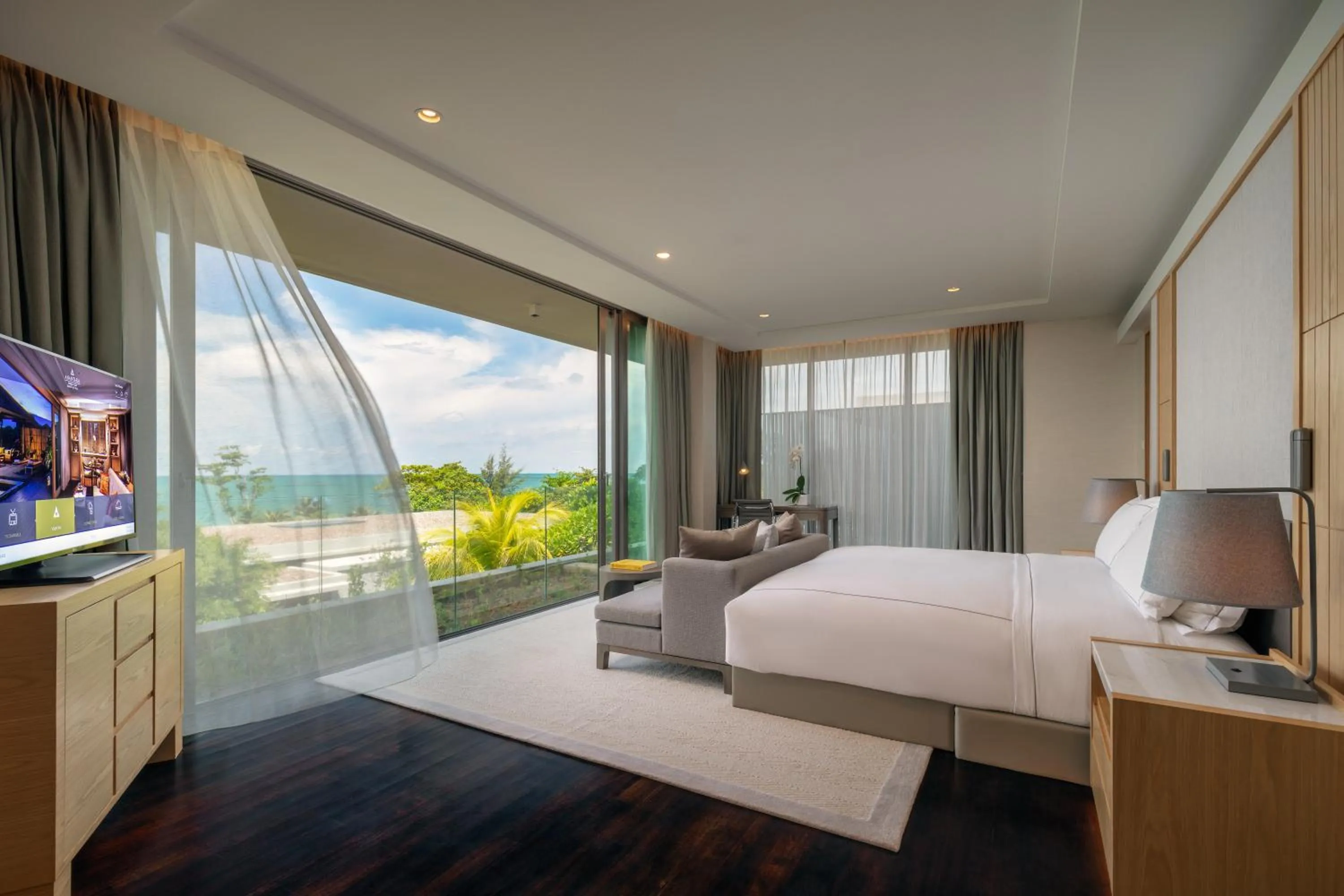 Sea view, Bed in Anantara Desaru Coast Resort & Villas