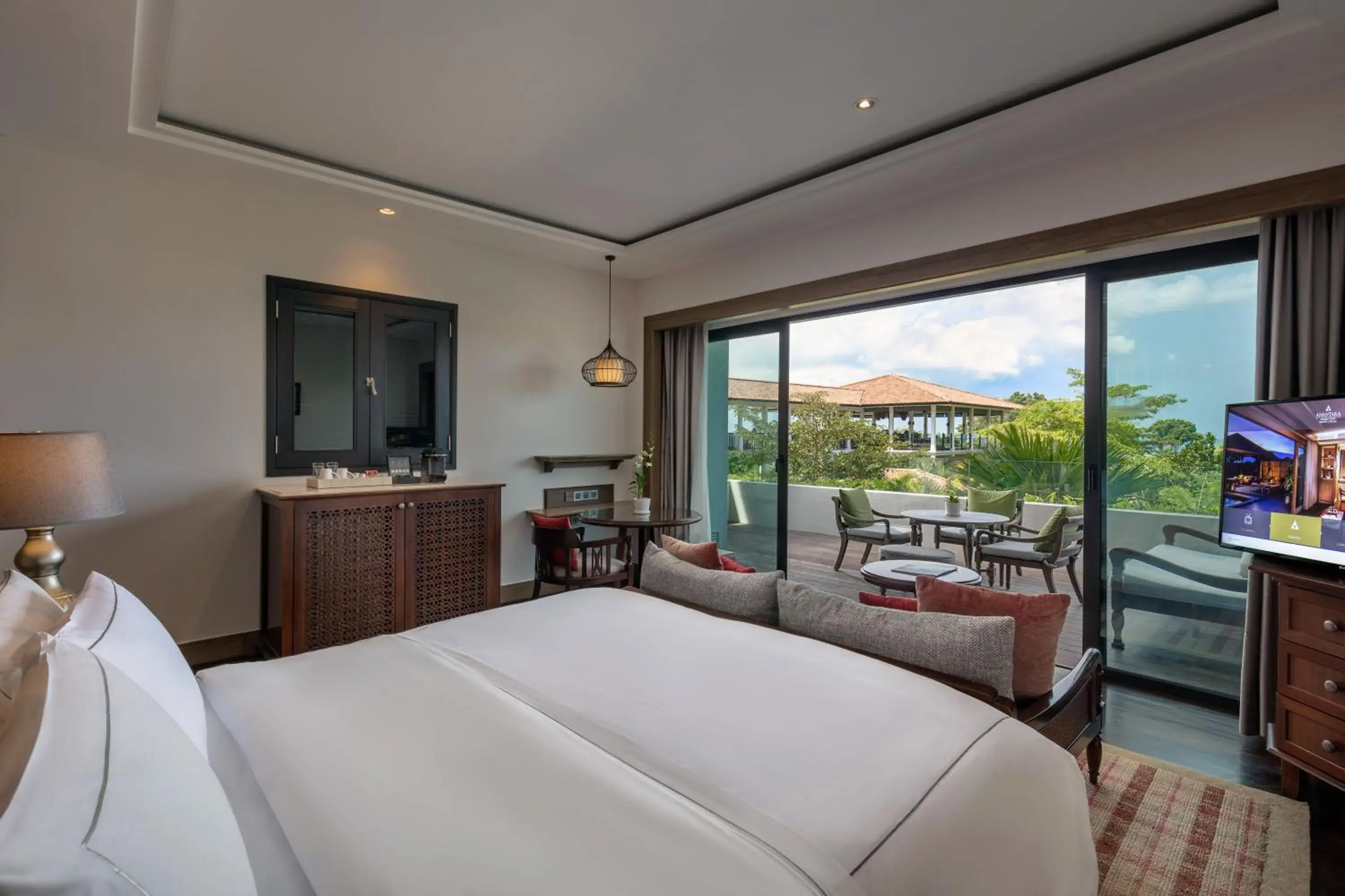 Bed in Anantara Desaru Coast Resort & Villas Bed in Anantara Desaru Coast Resort & Villas