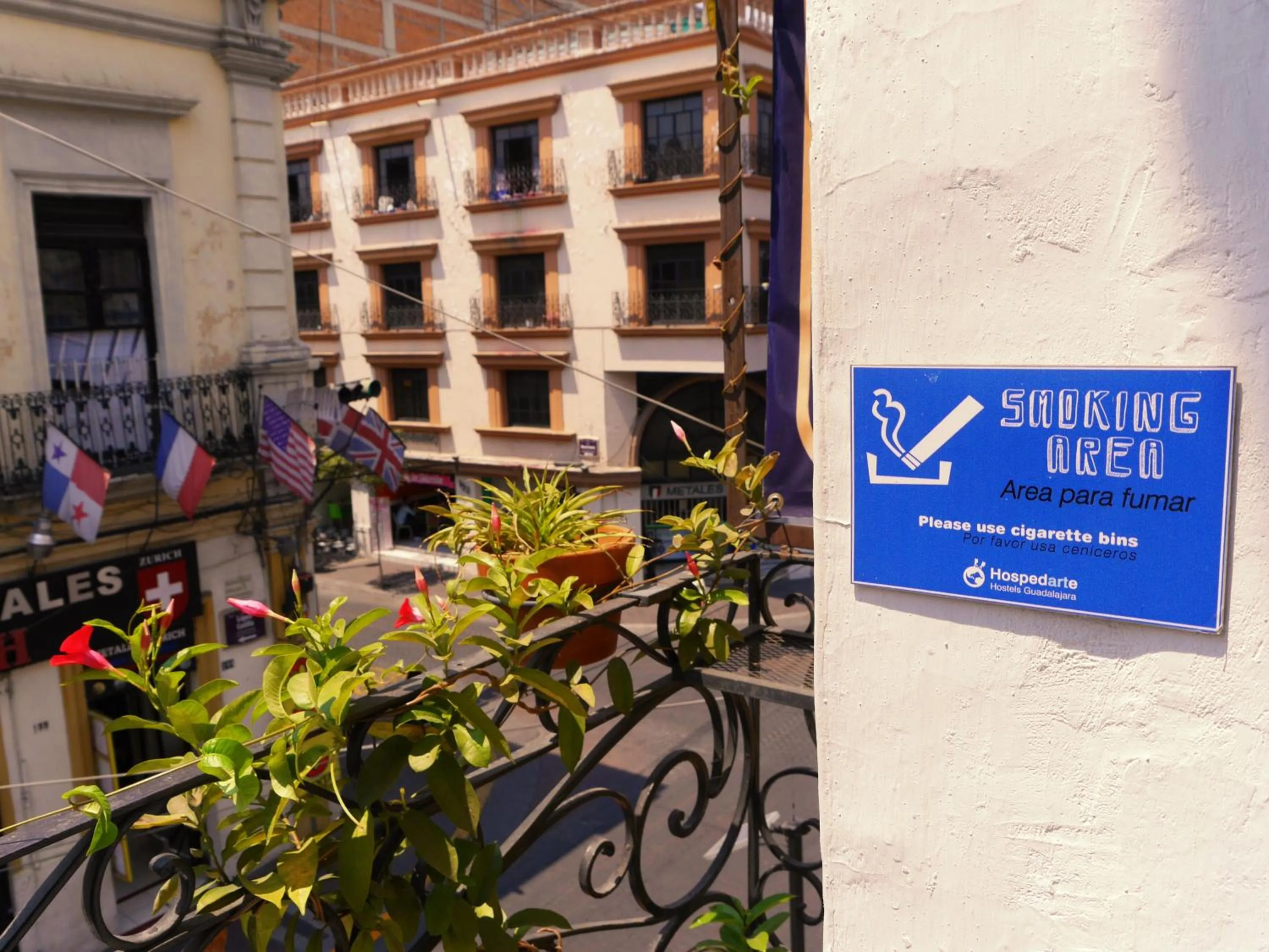Balcony/Terrace in Hostel Hospedarte Centro