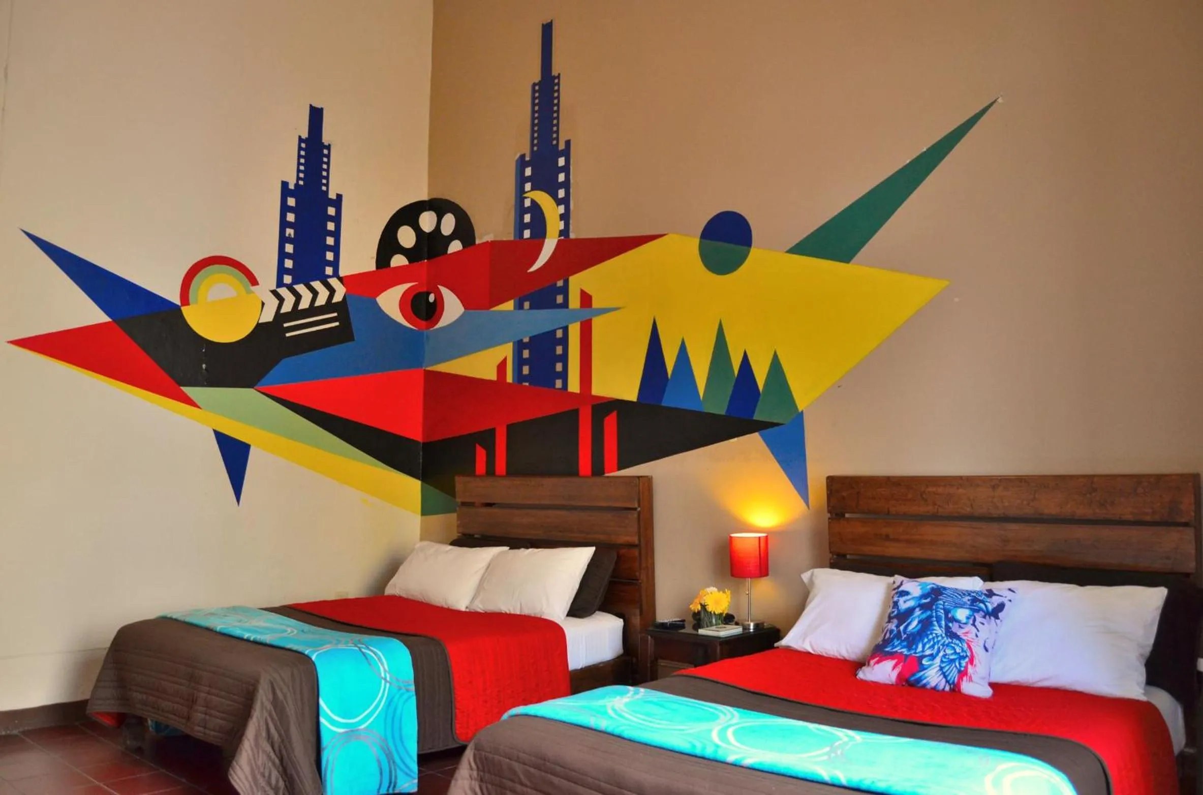 View (from property/room), Bed in Hostel Hospedarte Centro