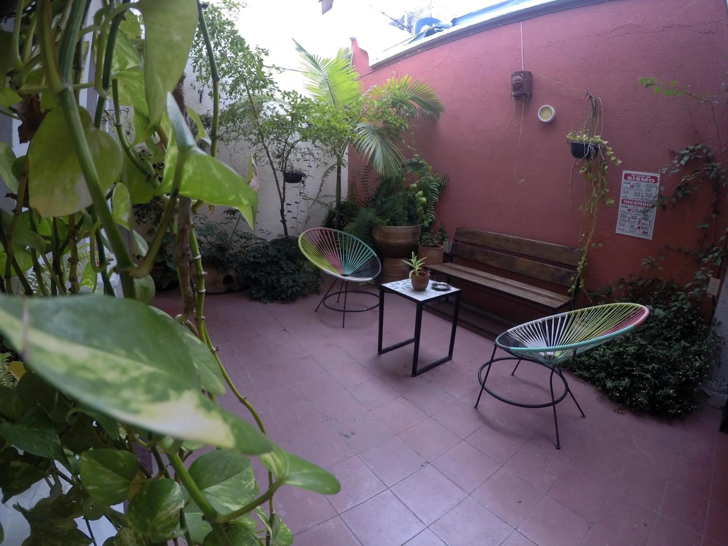 Patio in Hostel Hospedarte Centro
