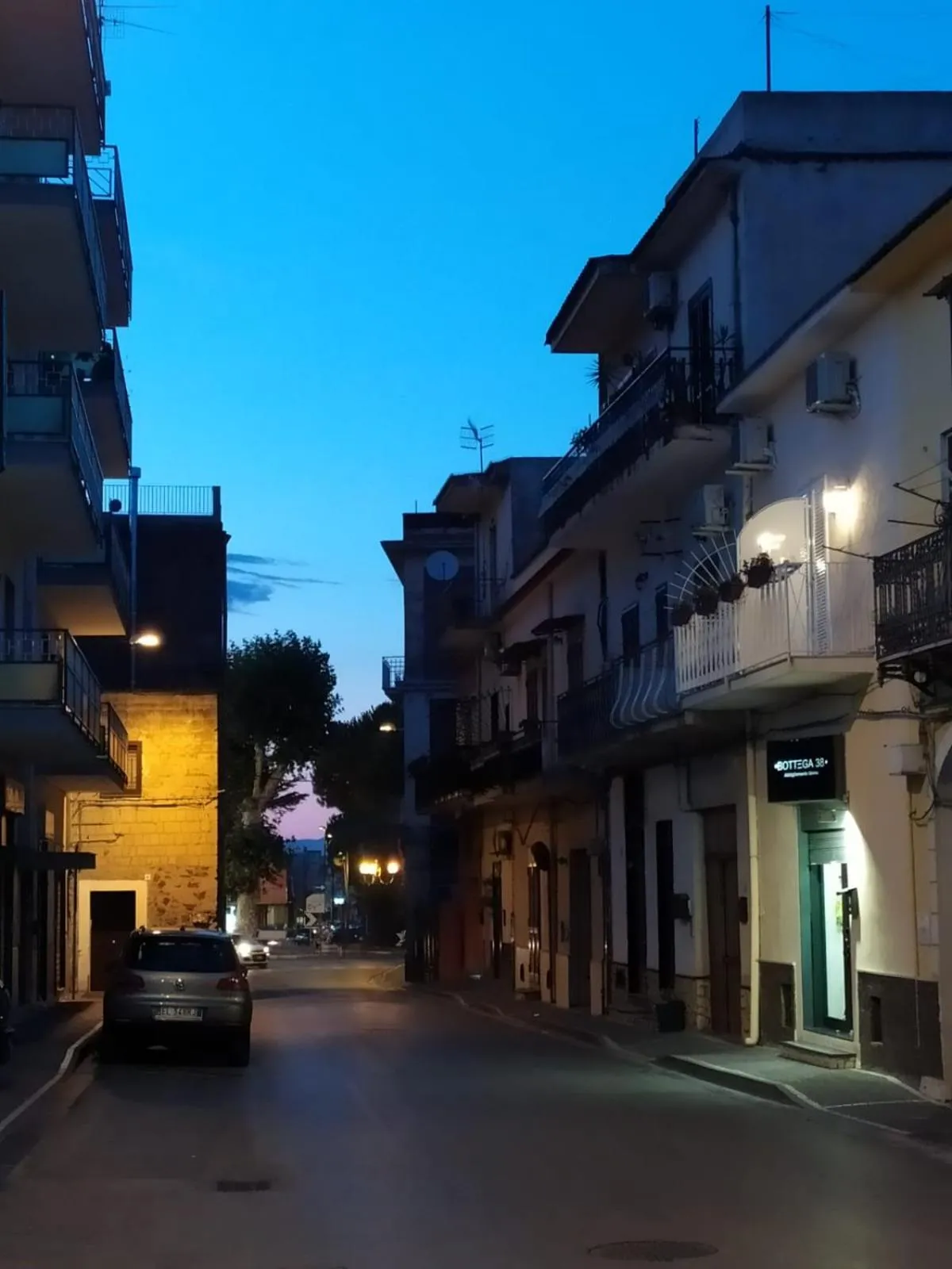Street view in Flower house