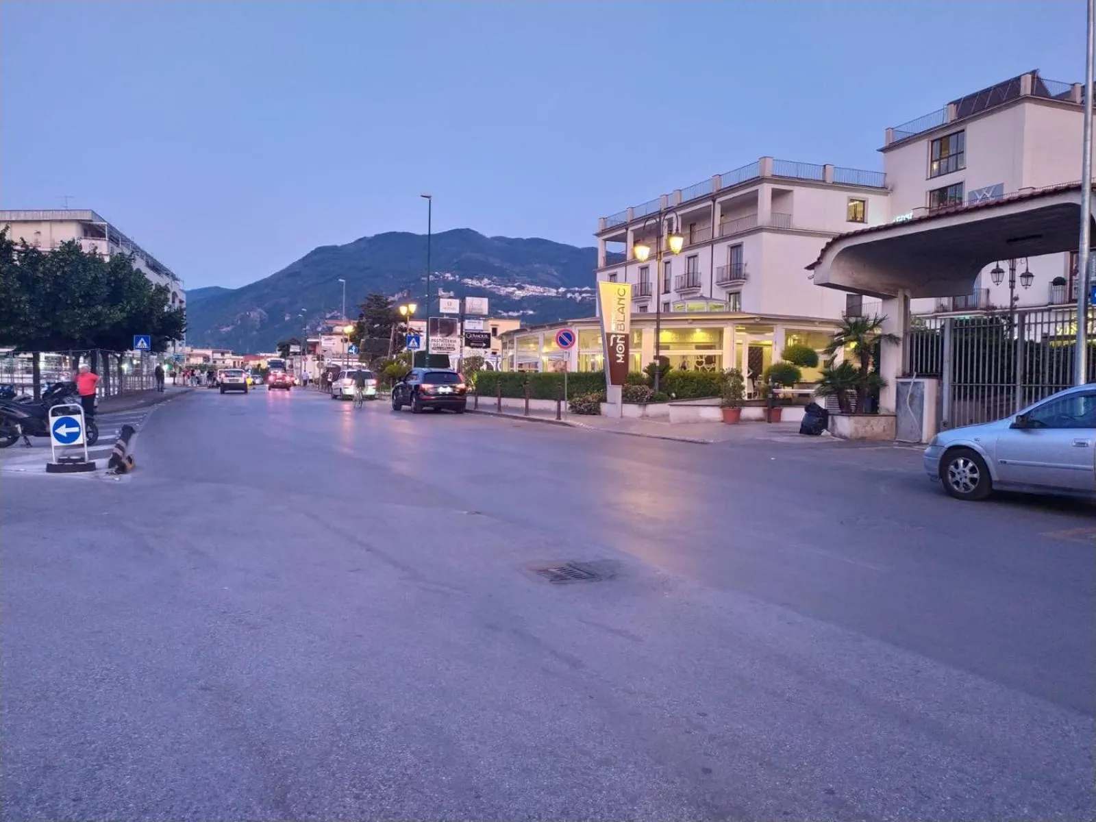 City view in Flower house