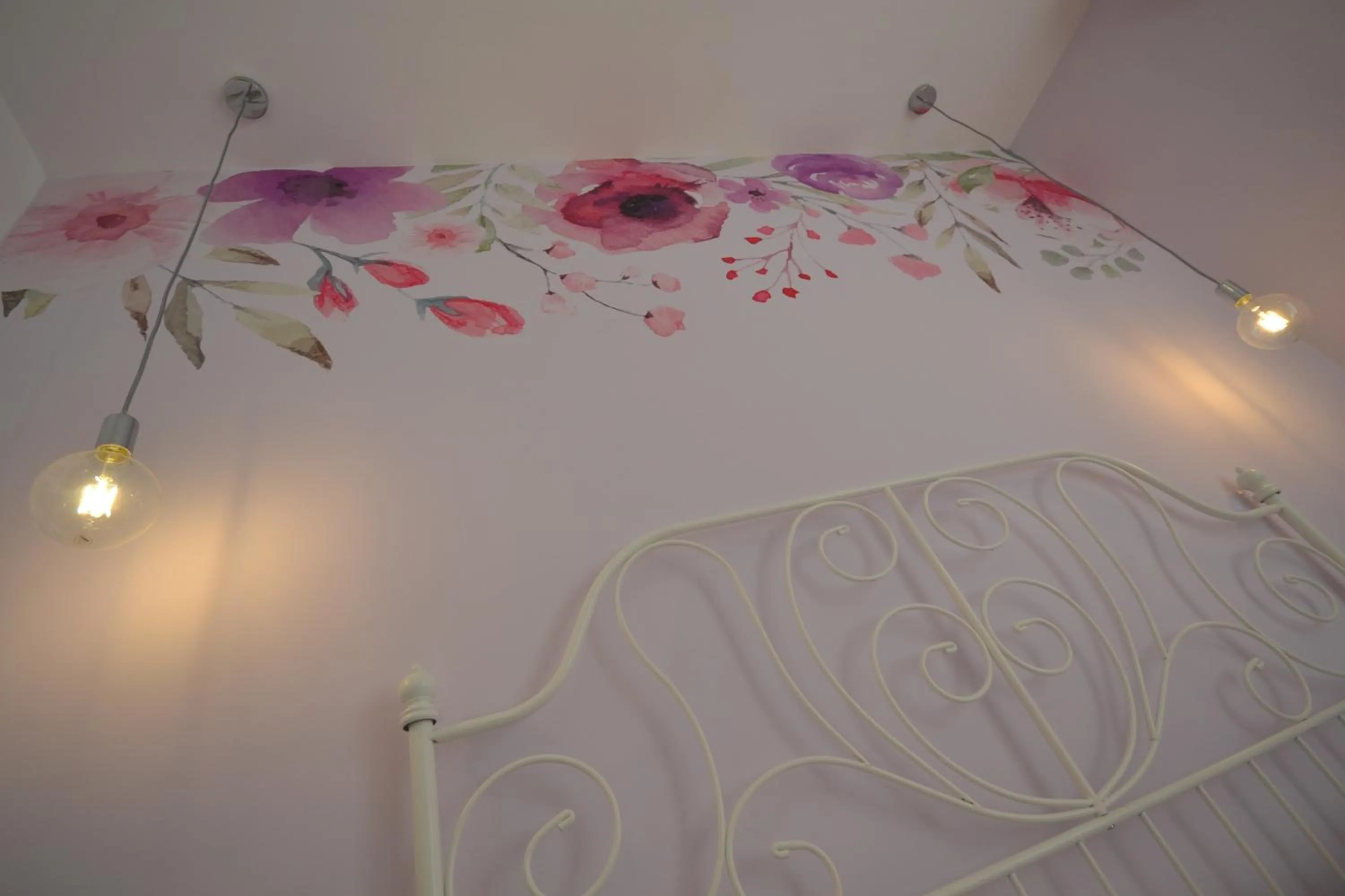 Bedroom, Bed in Flower house