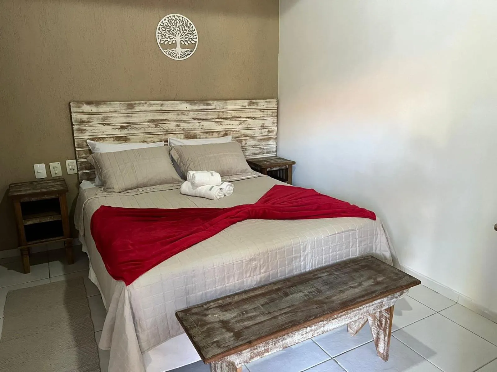 Bed in Guesthouse Casa da Aroeira