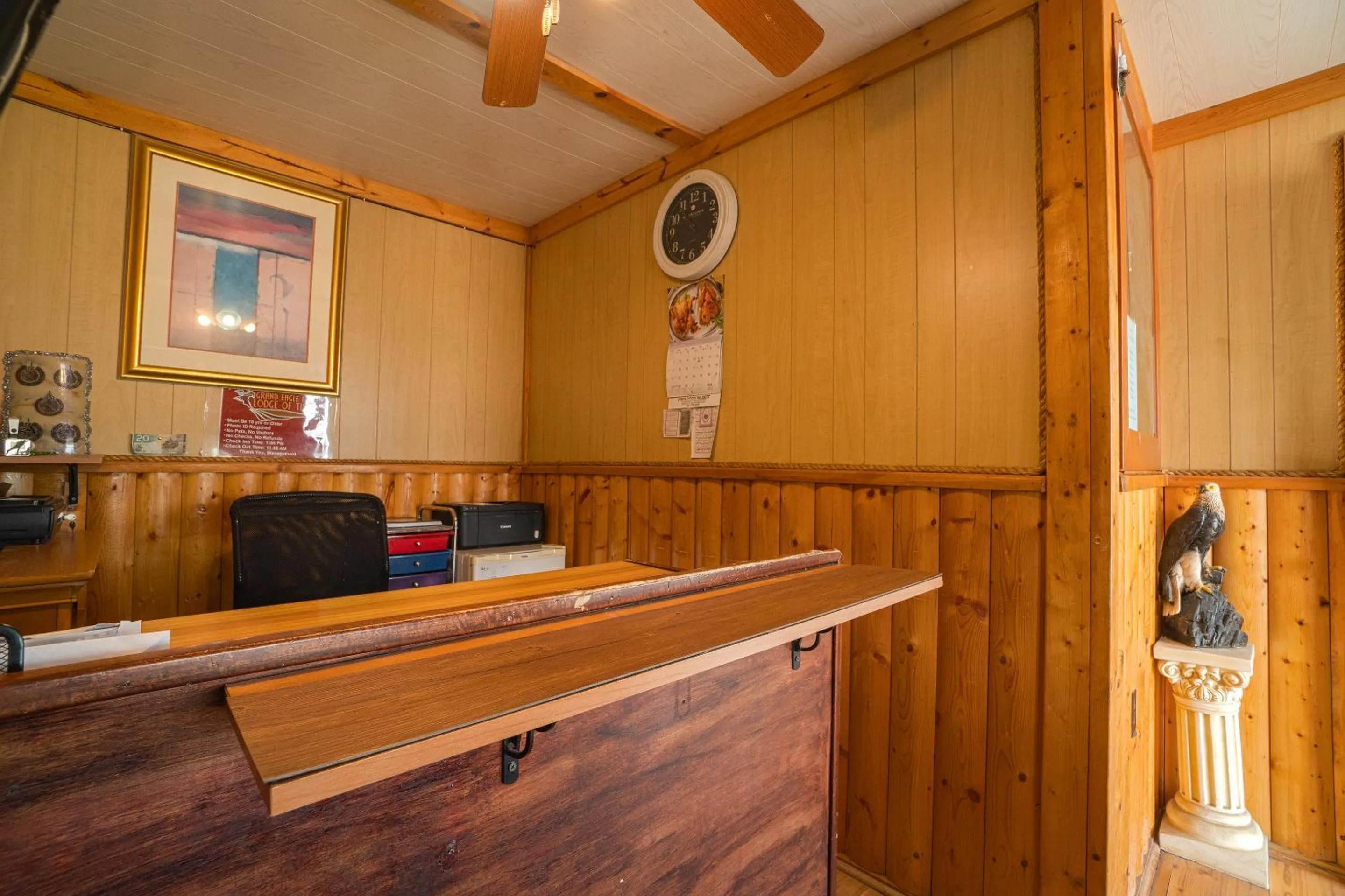 Lobby or reception in Grand Eagle Ford Lodge & RV Park