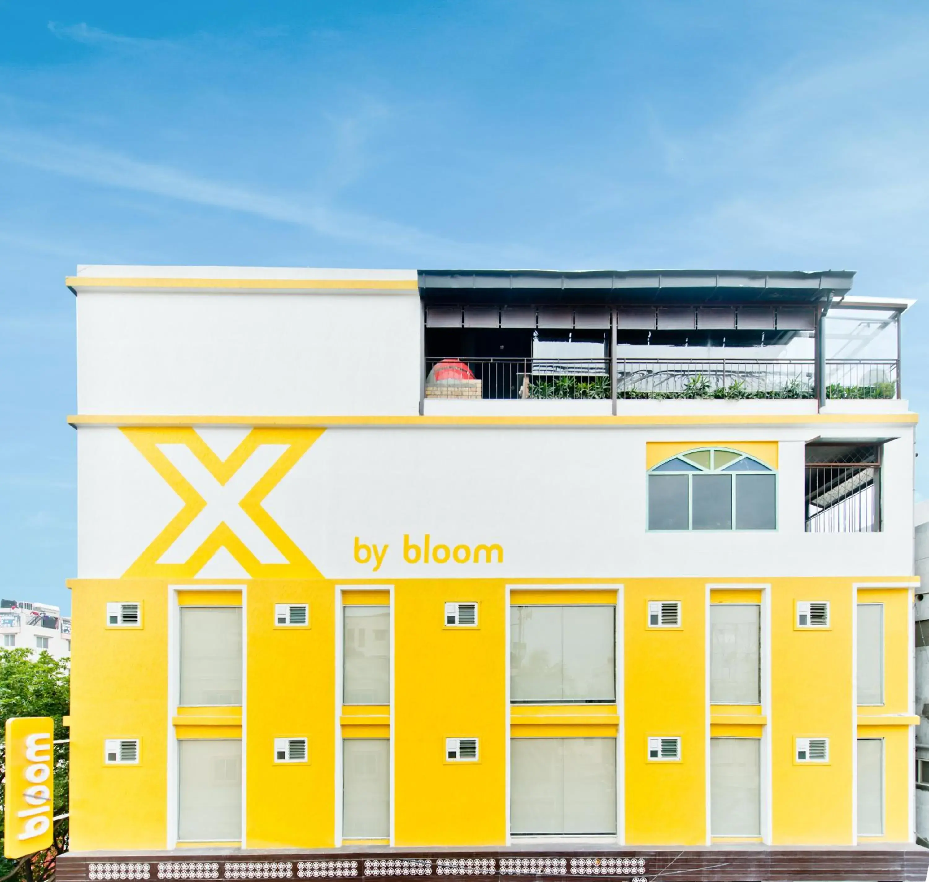 Facade/entrance in X by Bloom l Manyata Facade/entrance in X by Bloom l Manyata