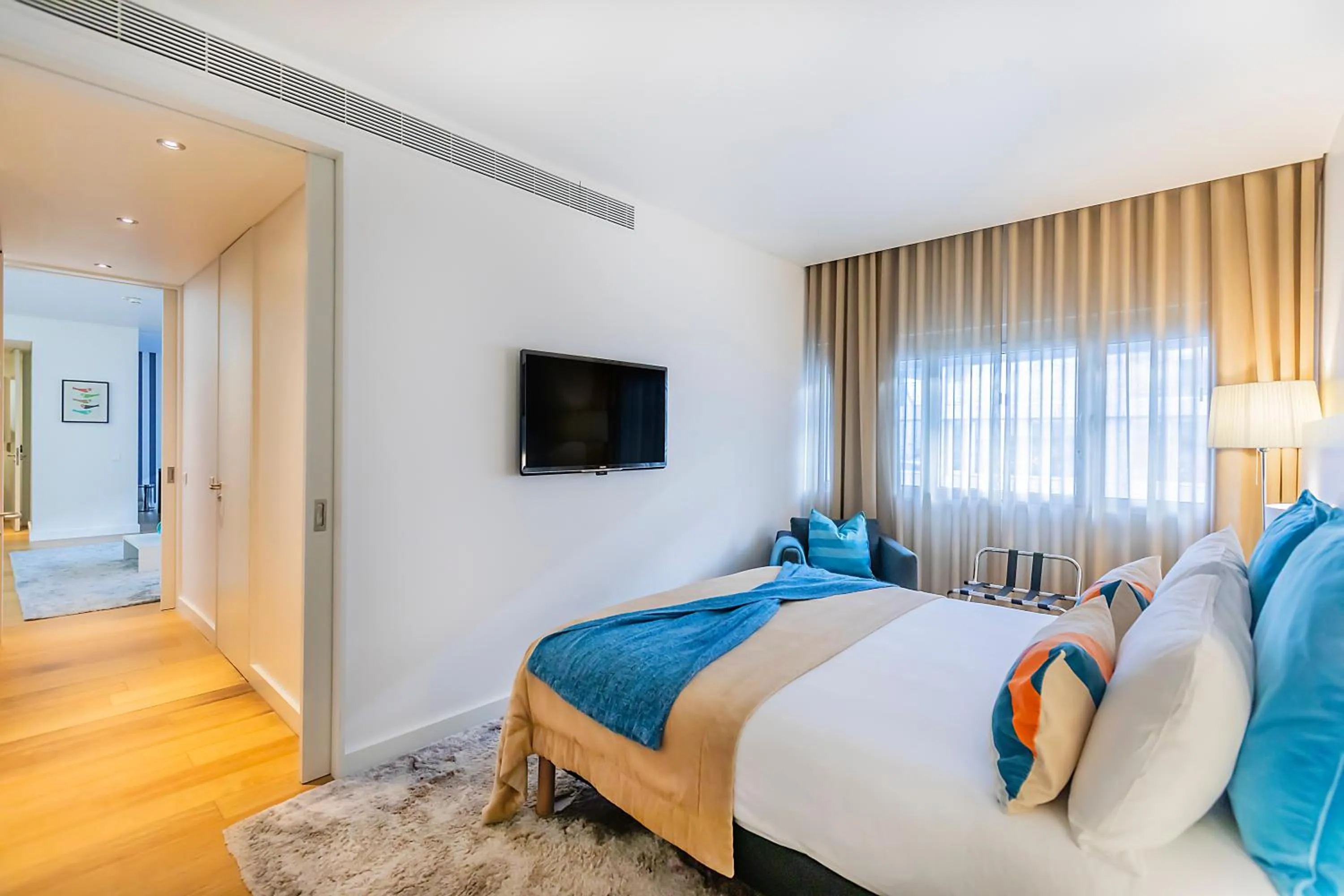 Bed in Hotel Ibis Lisboa Parque das Nações