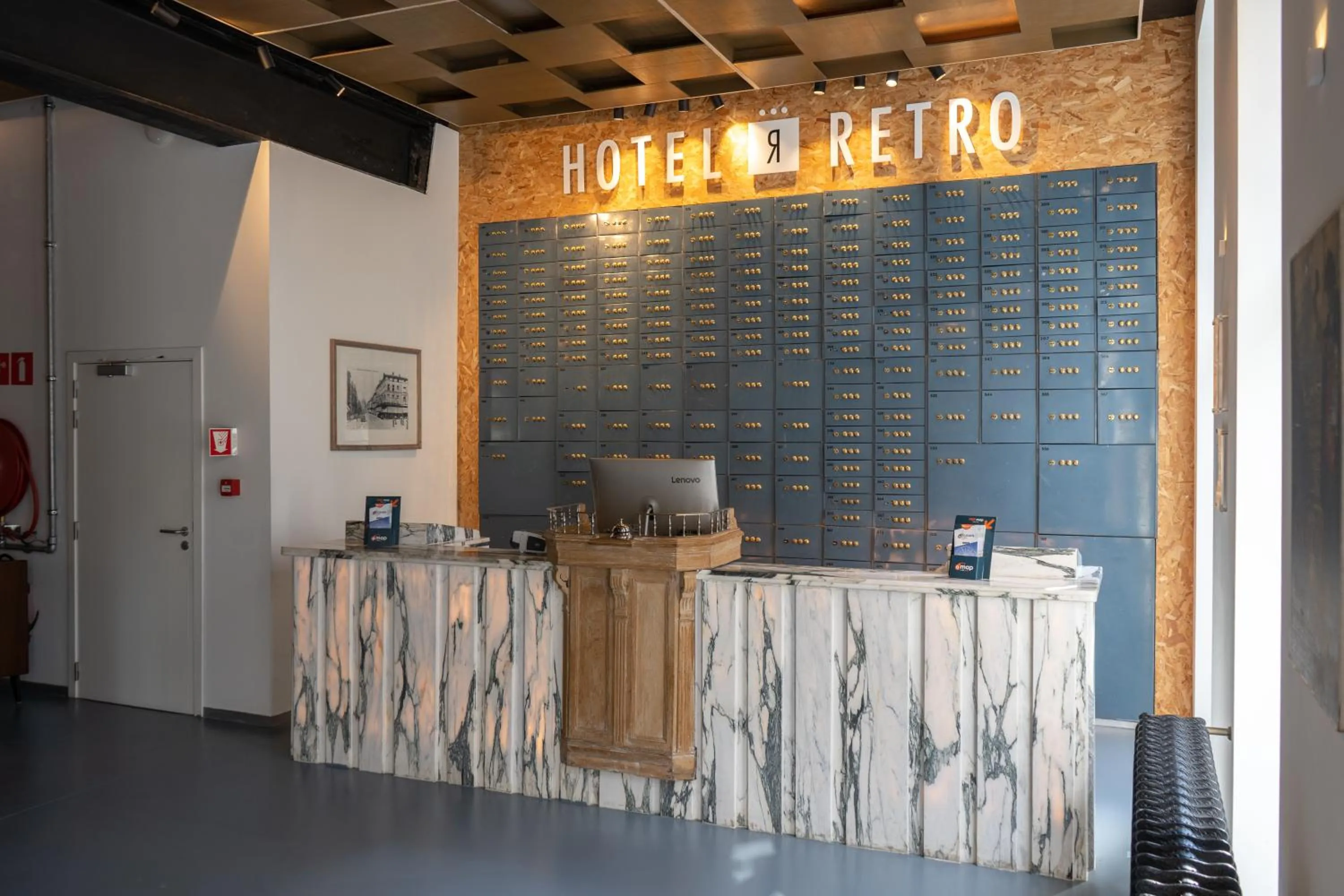 Lobby or reception in Hotel Retro
