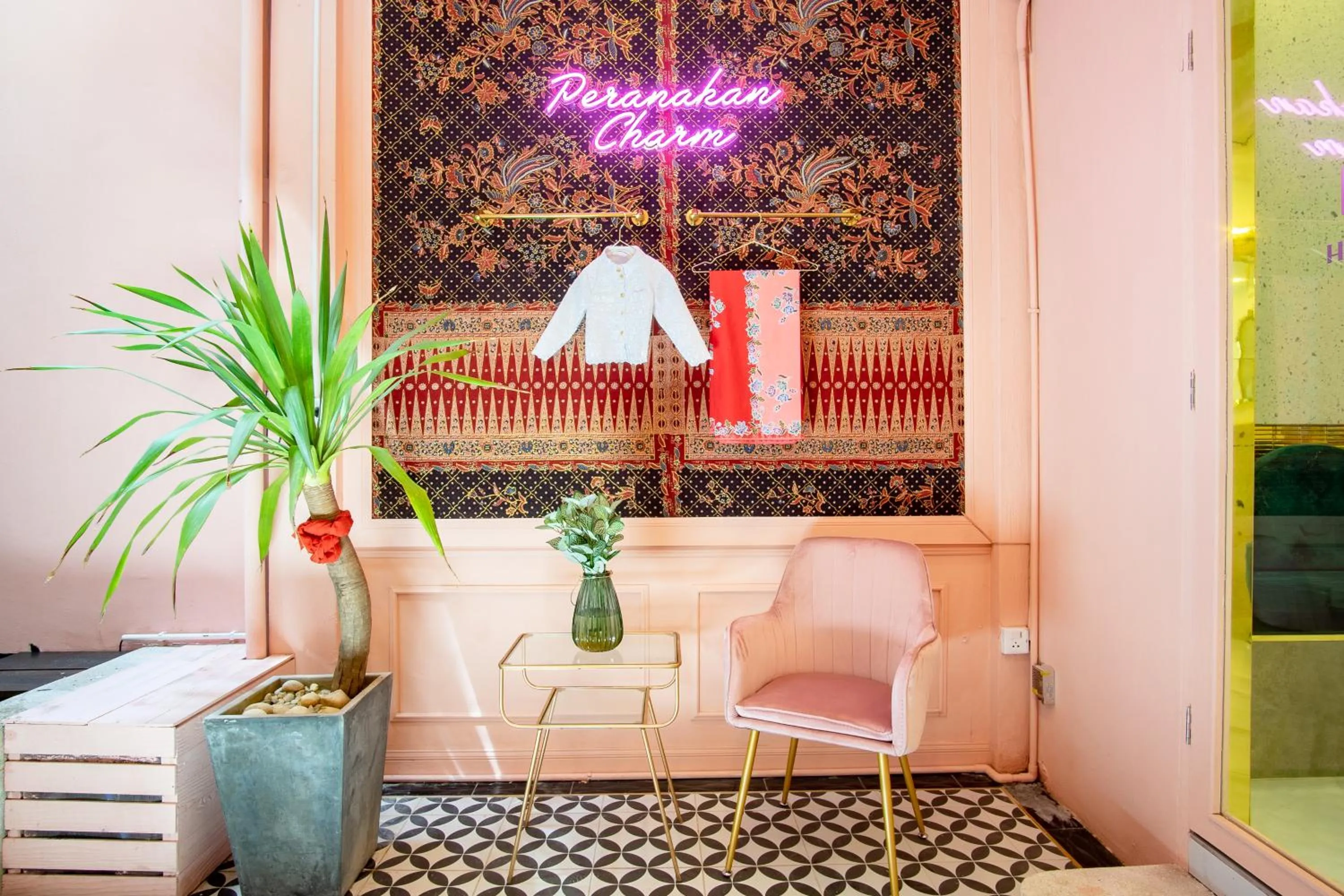 Seating area in Isara Boutique Hotel and Cafe