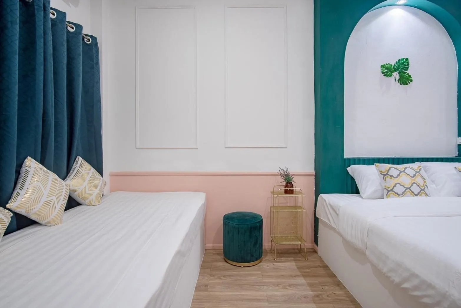 Bed in Isara Boutique Hotel and Cafe