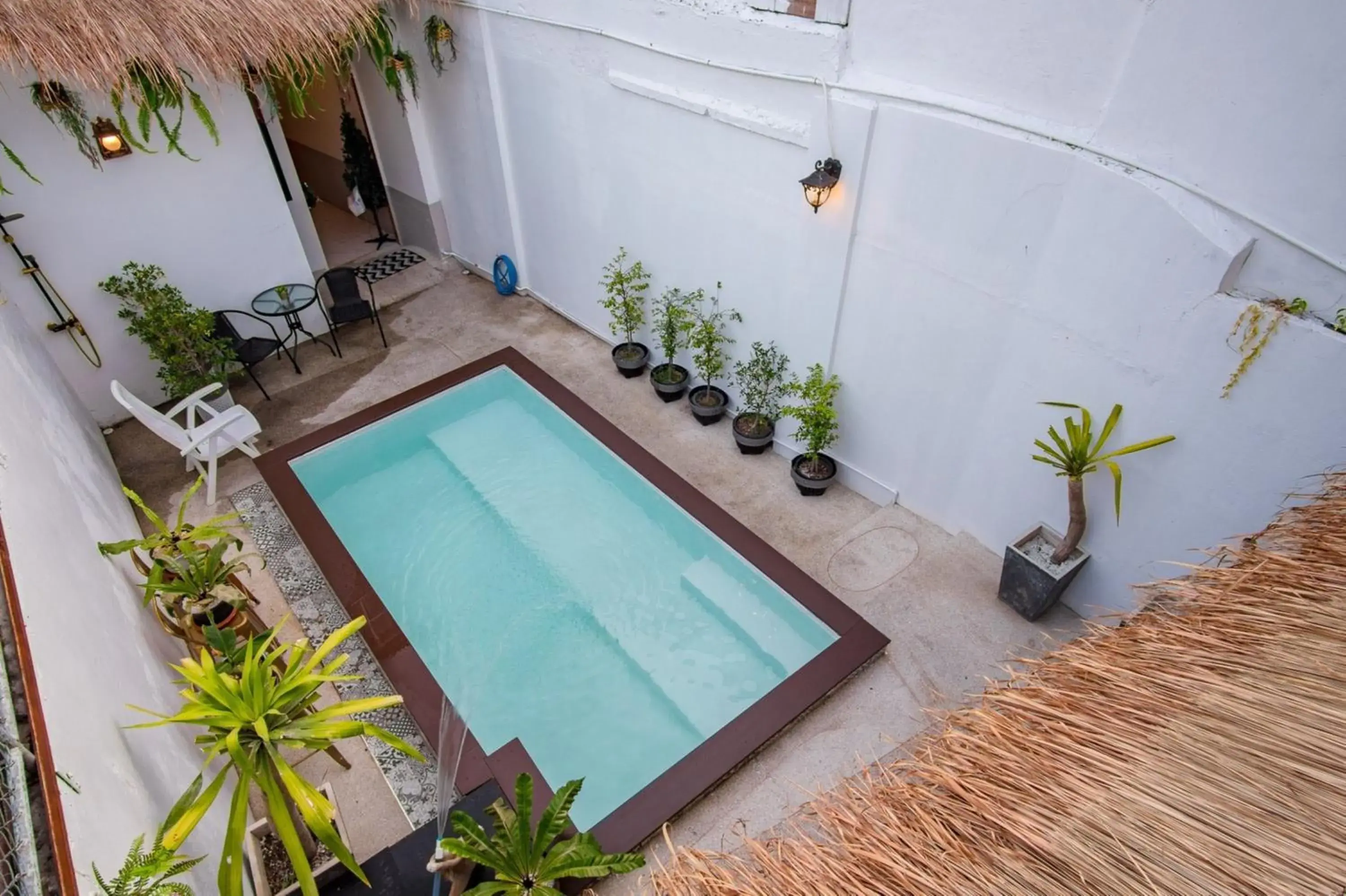 Pool view in Isara Boutique Hotel and Cafe Pool view in Isara Boutique Hotel and Cafe