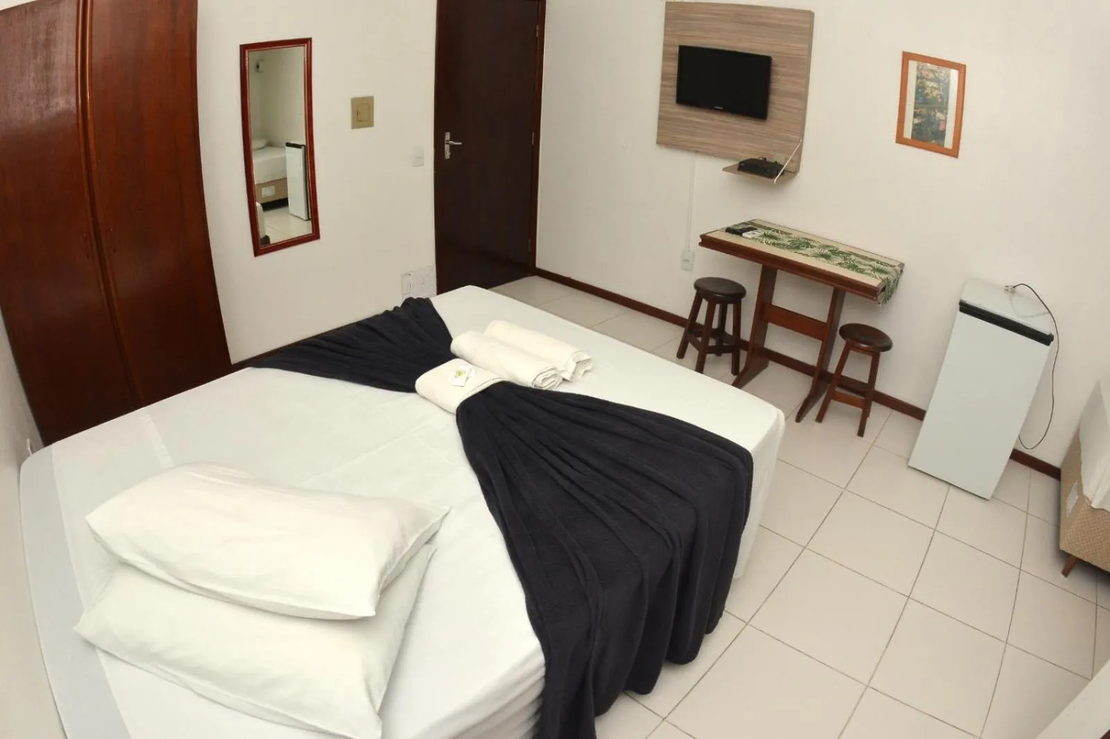 Bed in Hotel Dom Fish