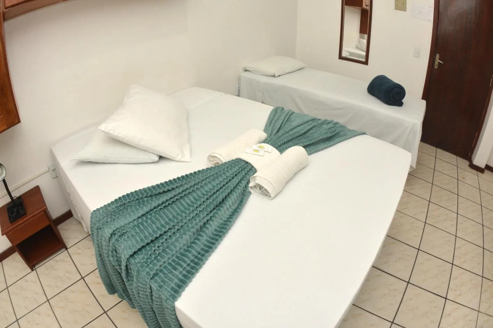 Bed in Hotel Dom Fish