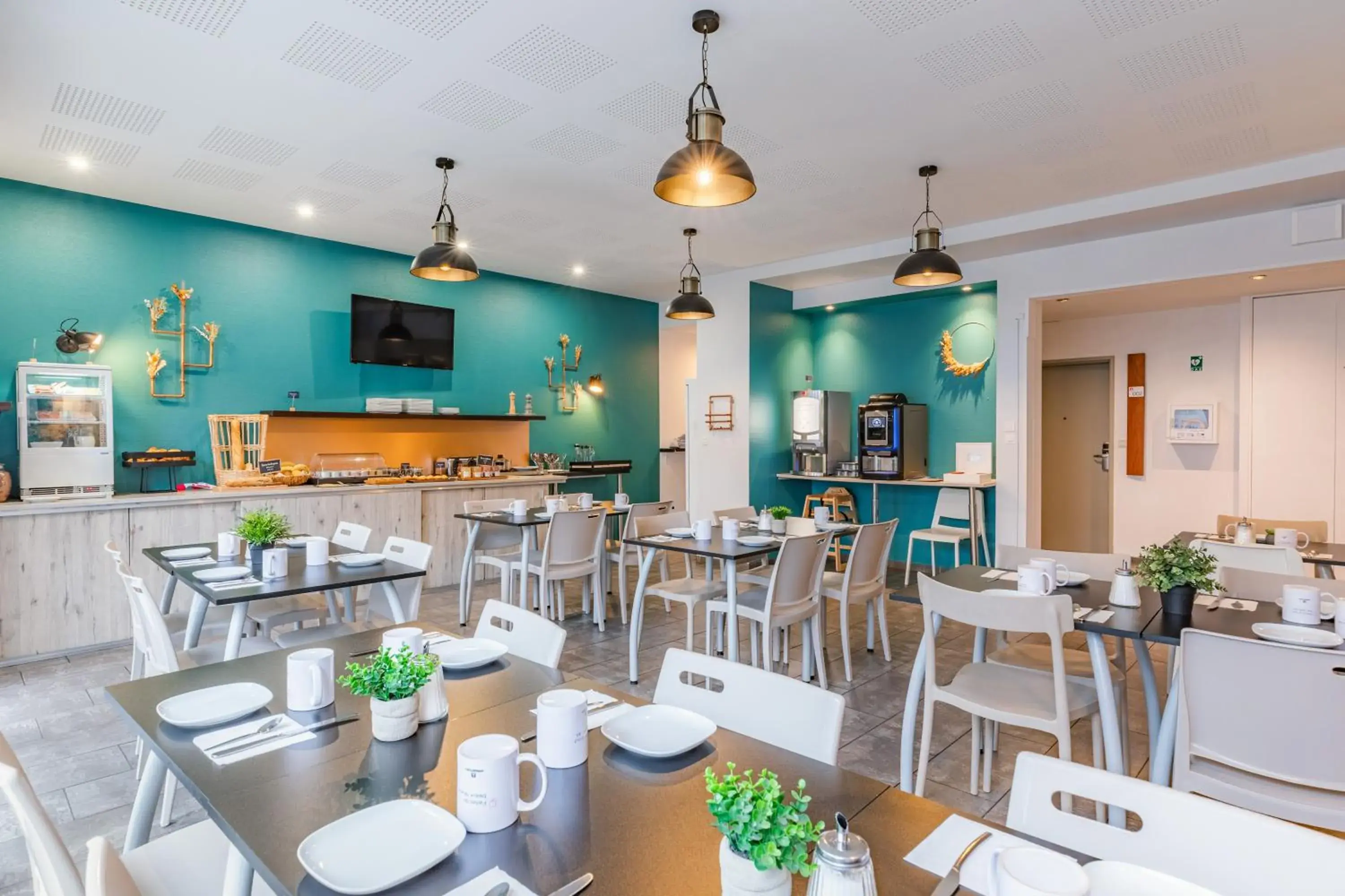 Breakfast in Appart'City Confort Nantes Cité des Congrès Breakfast in Appart'City Confort Nantes Cité des Congrès