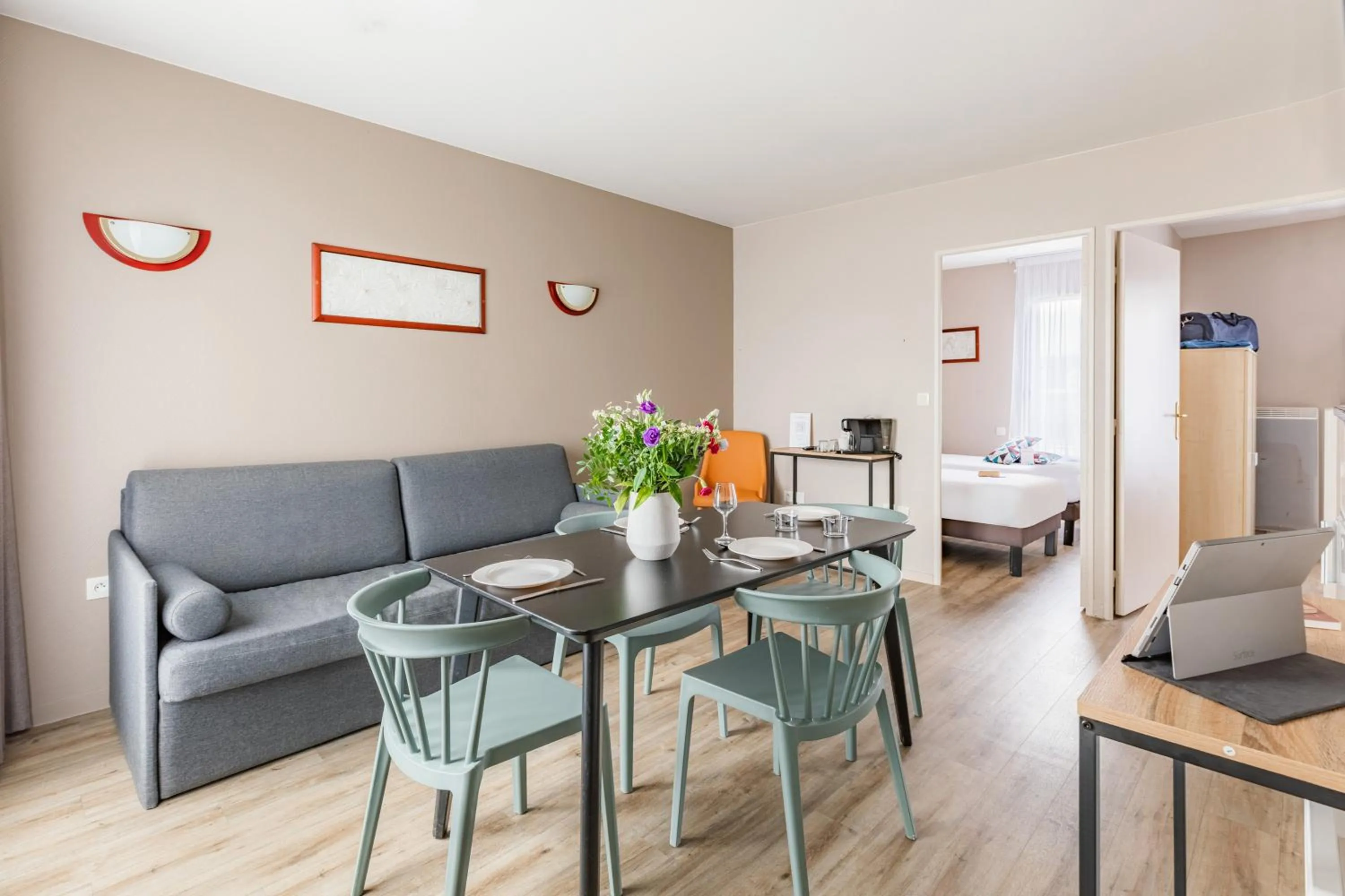 Living room in Appart'City Confort Nantes Cité des Congrès