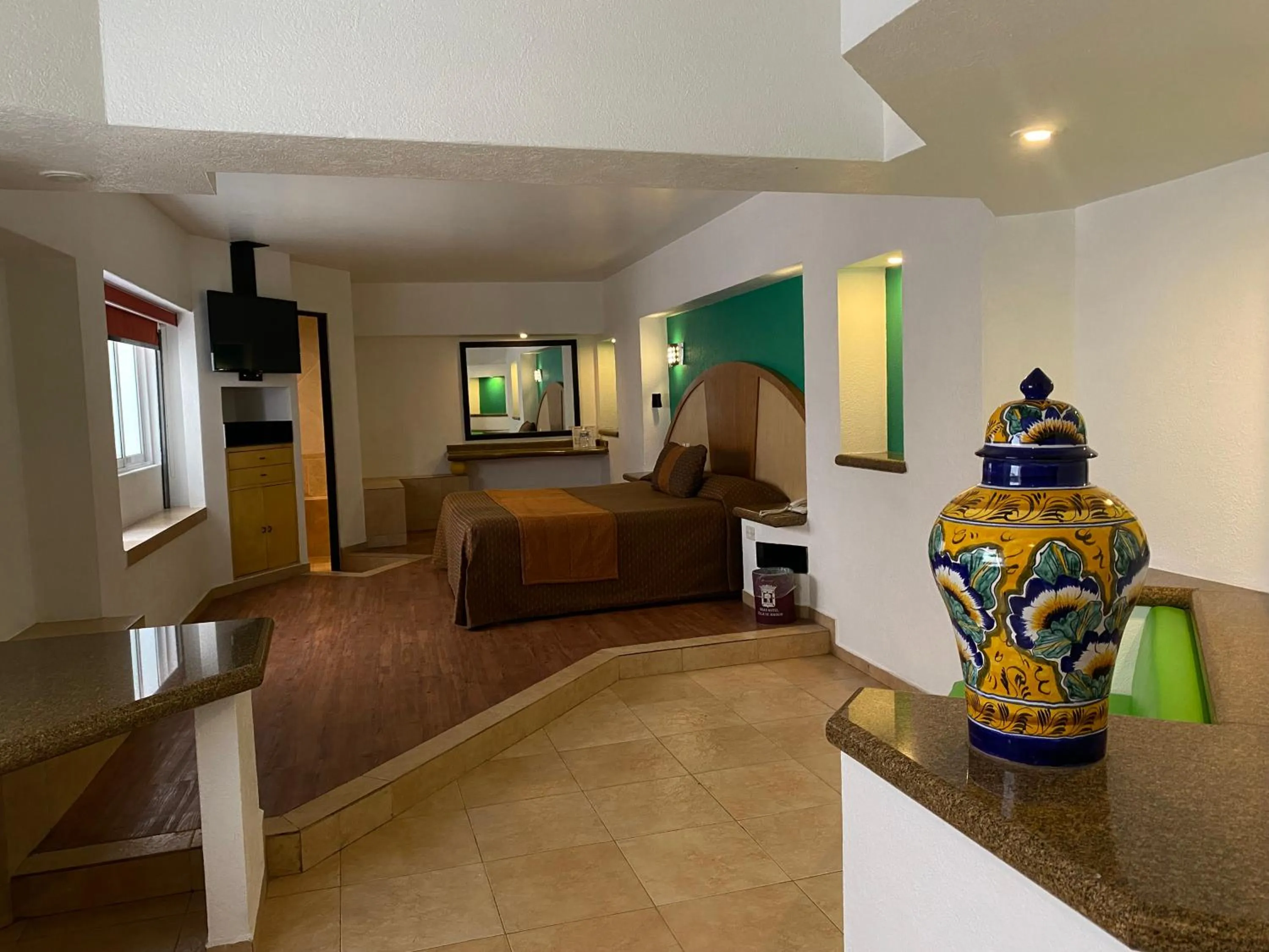 Seating area in Hotel Villa de Madrid