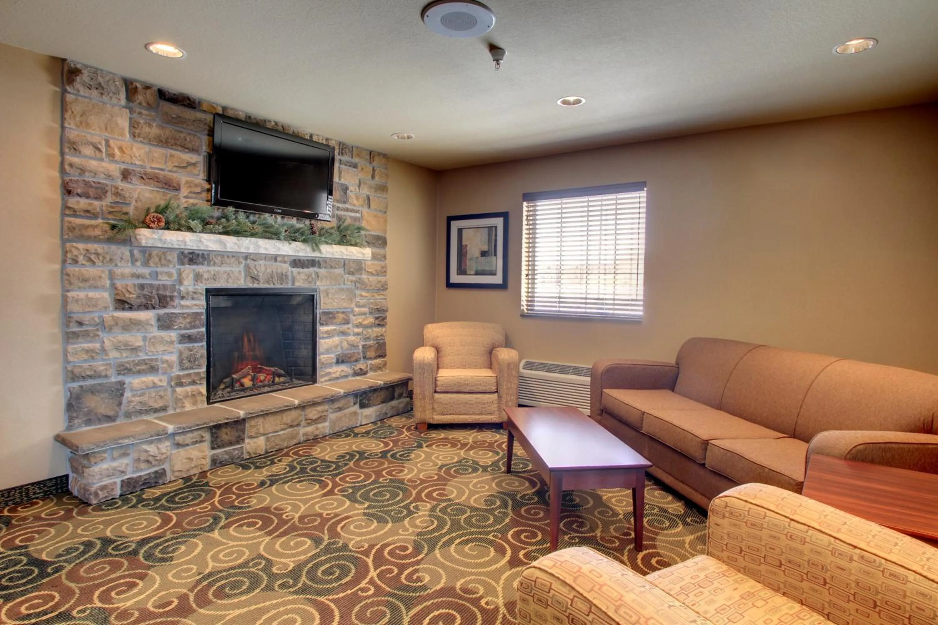 Lobby or reception in Cobblestone Inn & Suites - Harvey