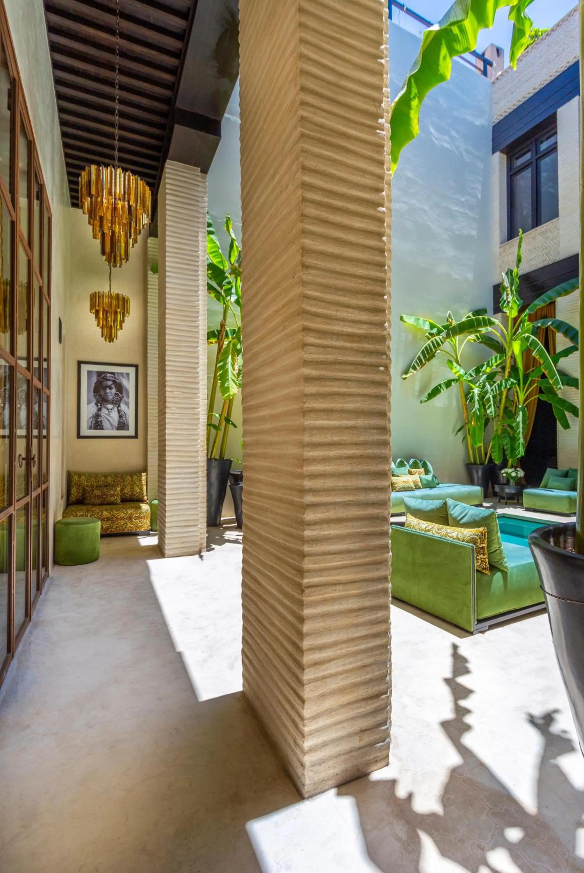 Patio in Riad Tajania