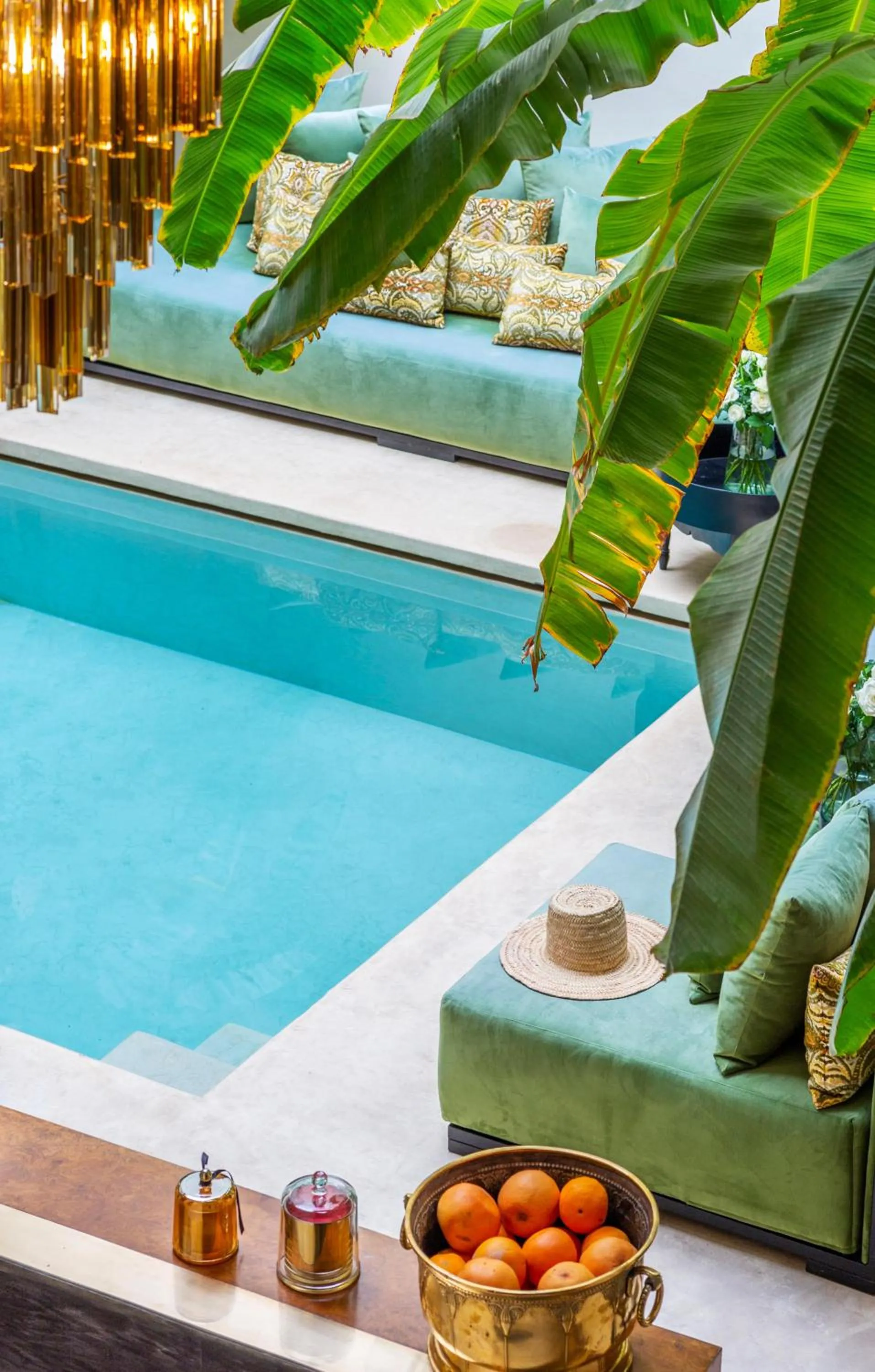 Pool view in Riad Tajania