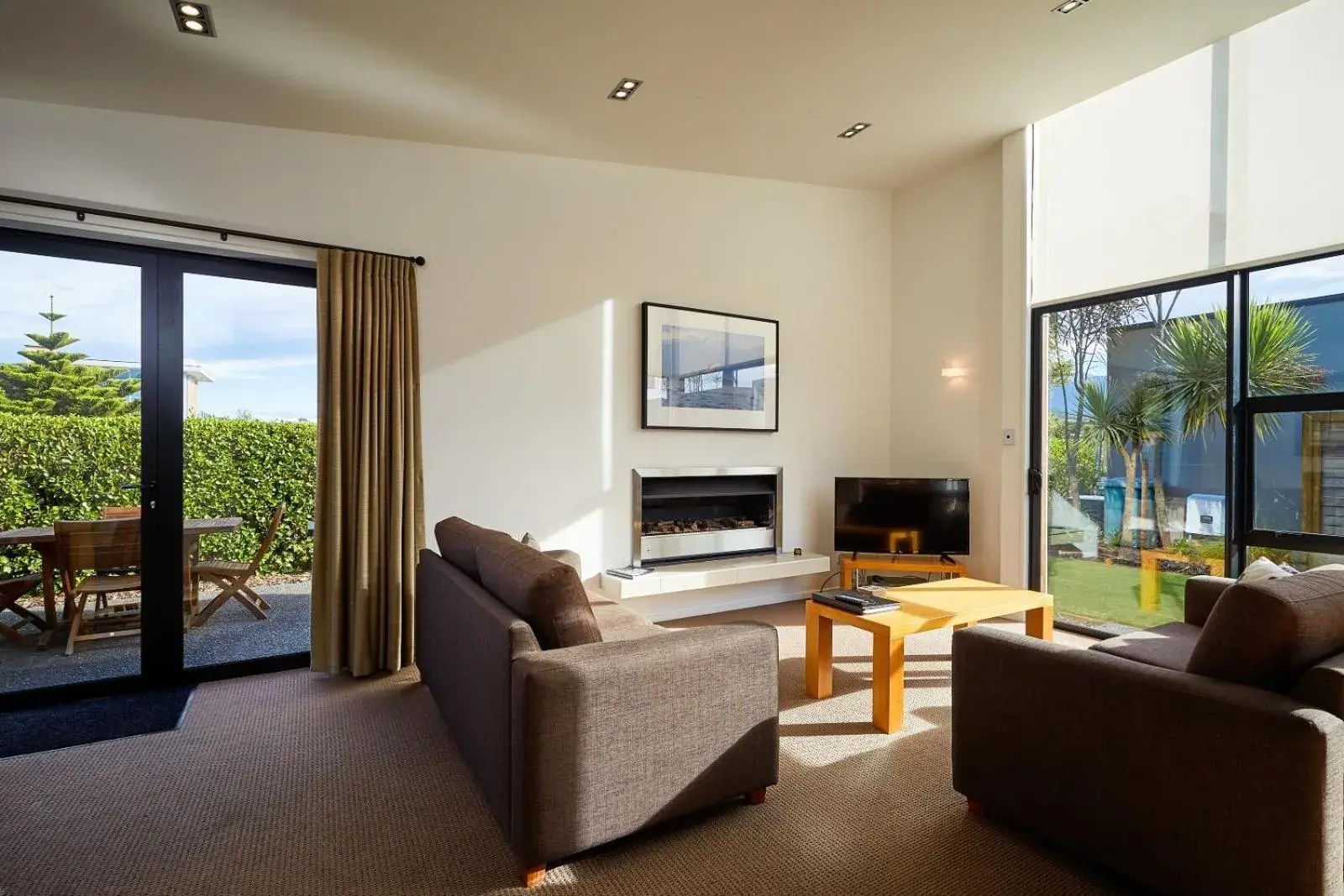 Living room in The Fairways Accommodation Kaikoura Living room in The Fairways Accommodation Kaikoura