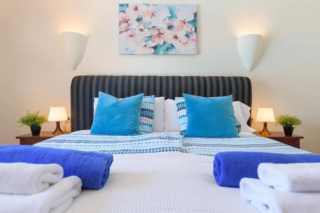 Bedroom, Bed in Hipoclub Villas, Aguamarina 10