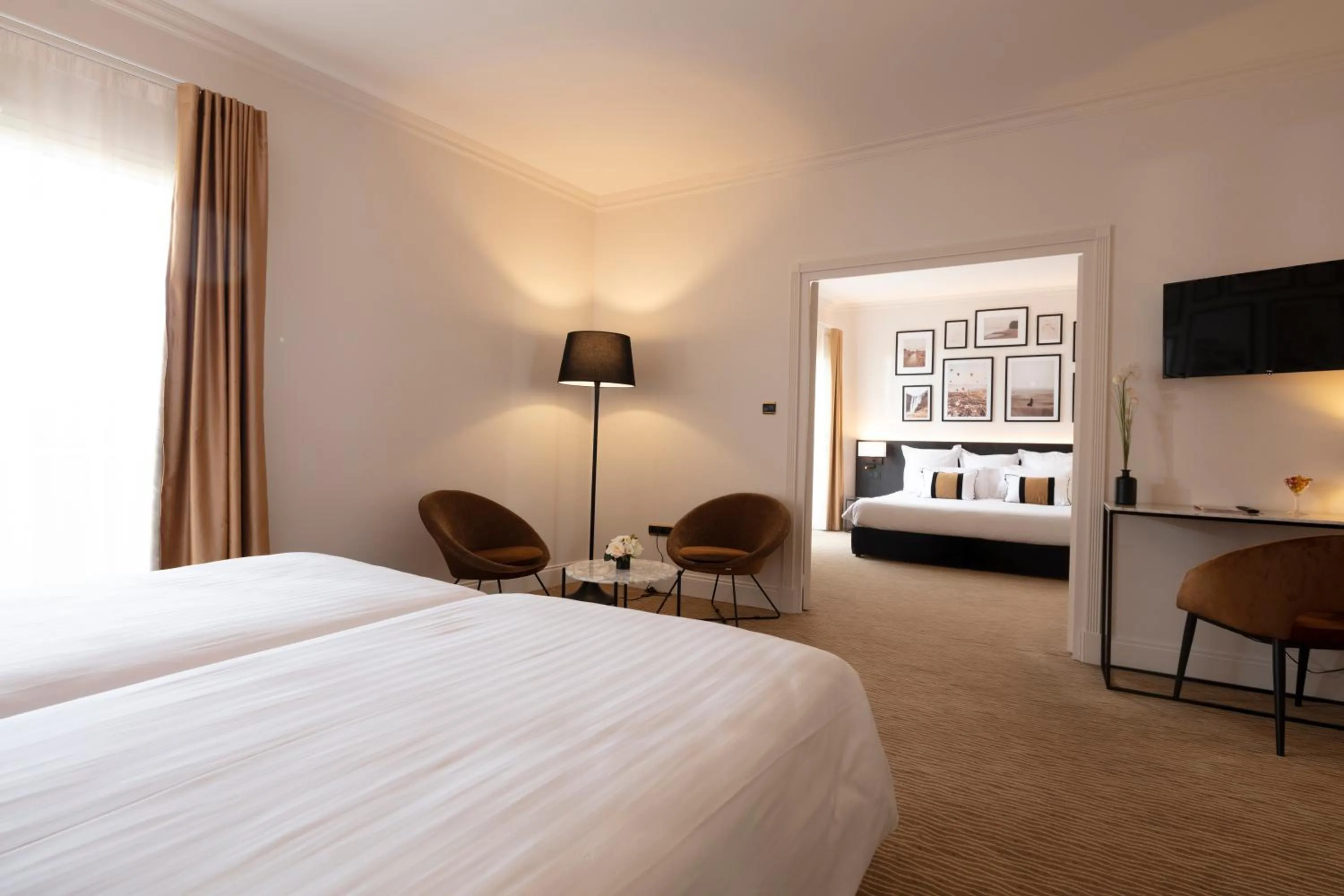 Bed in Palmyra Golf Hotel & Spa