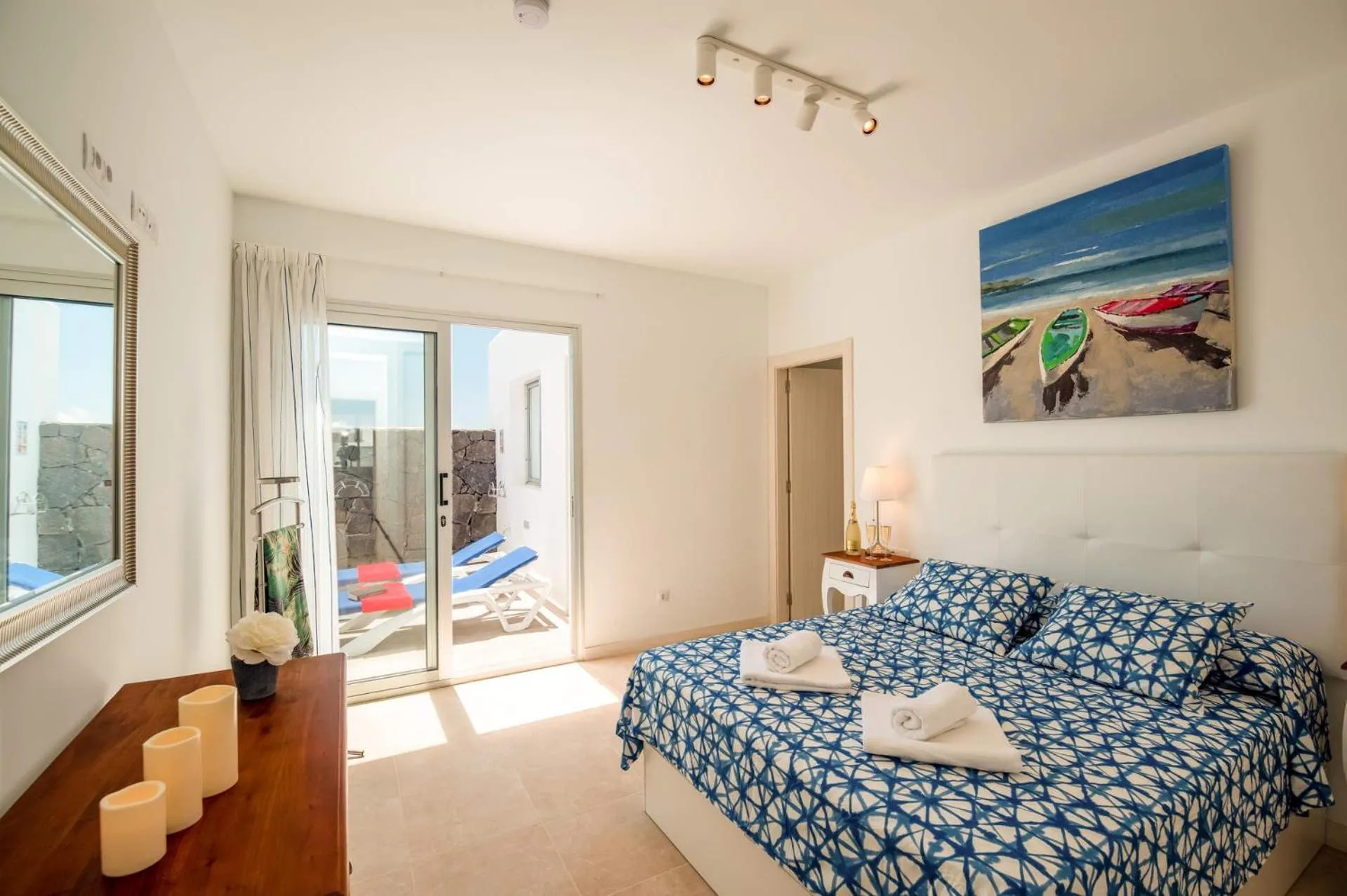 Bed in Villa Blue Horizon